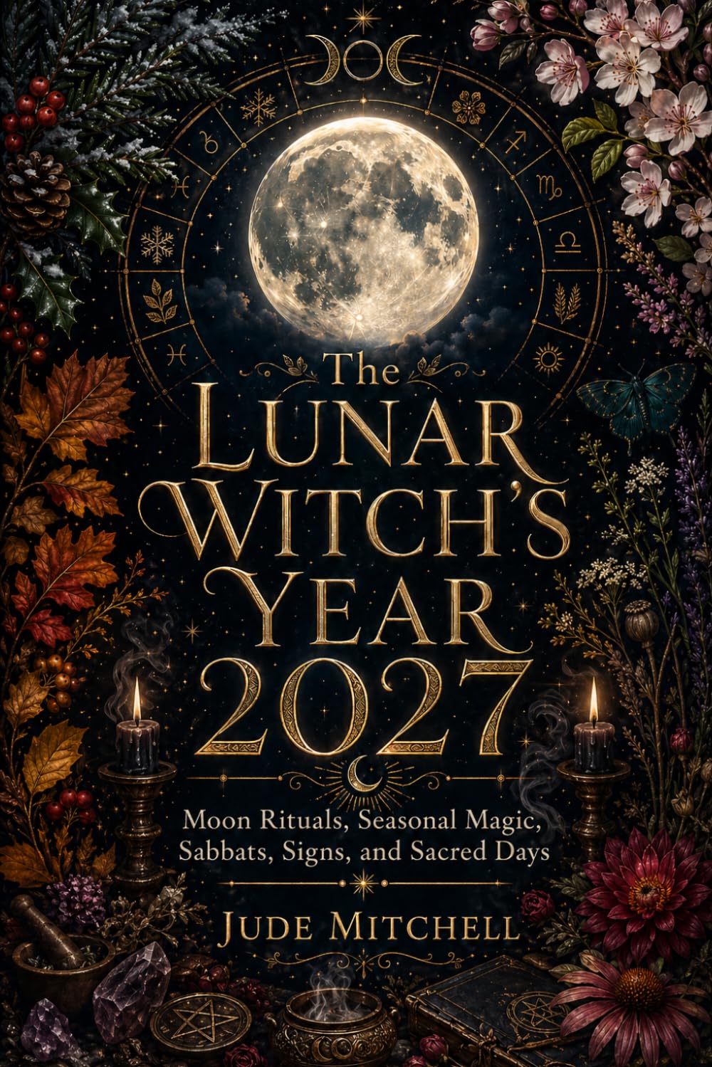 The Lunar Witch’s Year 2027: Moon Rituals, Seasonal Magic, Sabbats, Signs, and Sacred Days