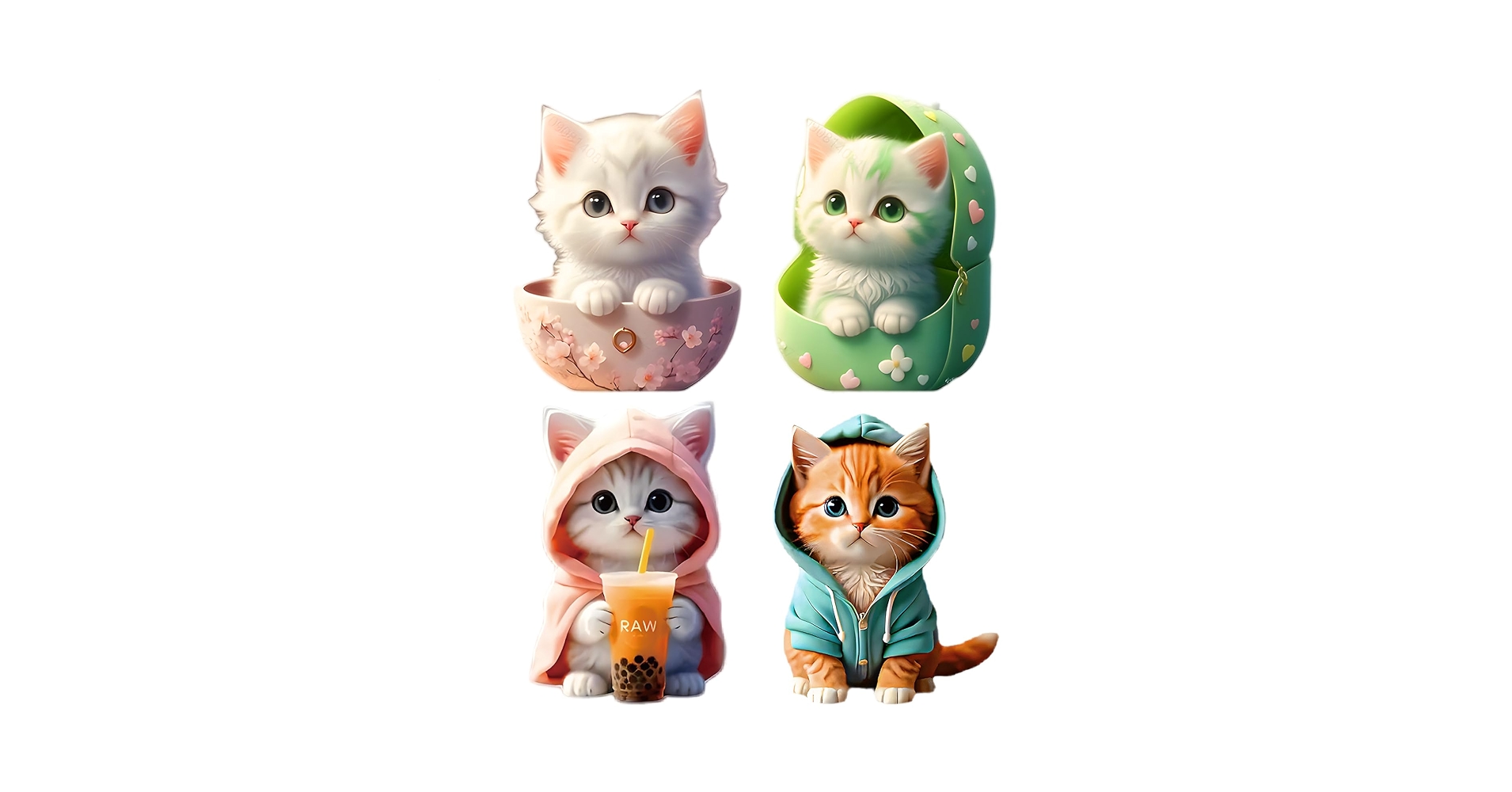 Amazon.co.jp: Gerinkoken 車芳香剤 可愛い 猫芳香剤 4個セッド
