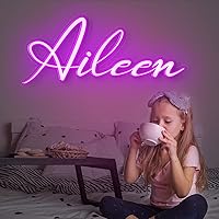 Vista 1 de Letreros de neón personalizados con luces LED de neón para dormitorio, boda, fiesta de cumpleaños, decoración del hogar, letrero de neón