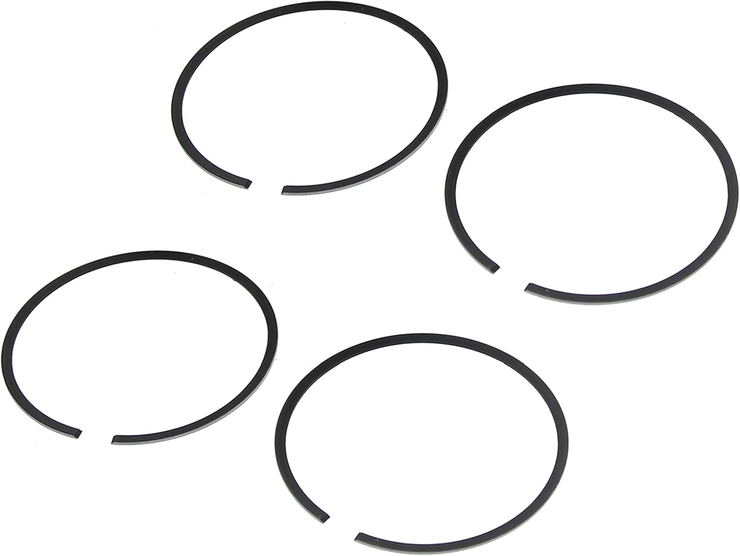 1980, 1982, 1985-1990 fits Yamaha Excel V EC540 - +0.10" Piston Rings Race-Driven x2