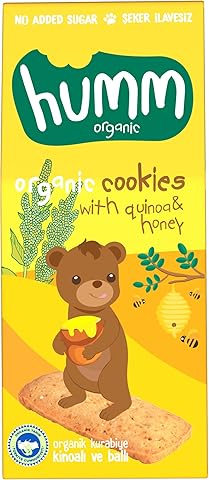humm organic Organik Ballı Kinoalı Kurabiye, 12 Adet