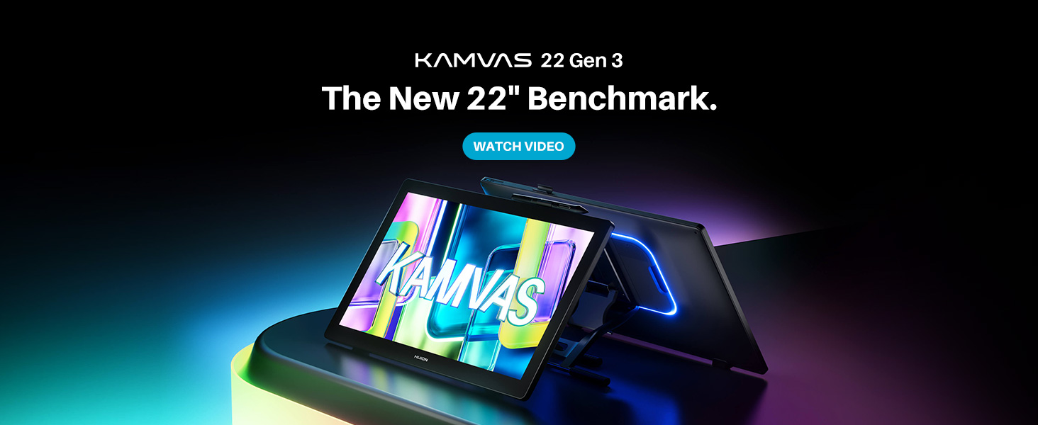 Amazon.com: HUION Kamvas 22 (Gen 3) 21.5 Inch 2.5K 90Hz Drawing