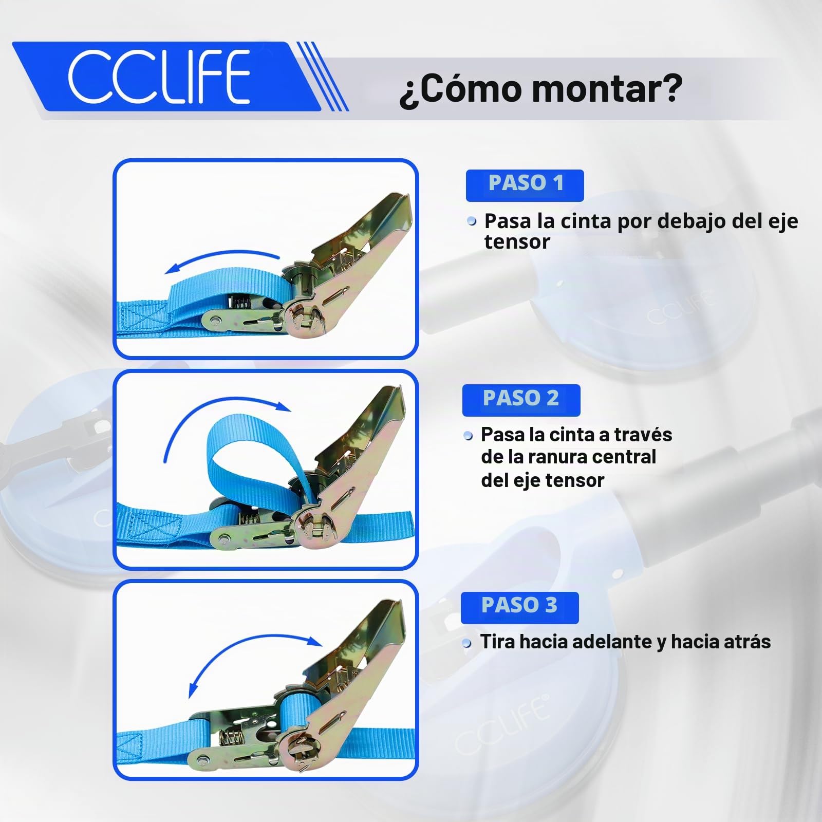 CCLIFE 2 Piezas Ventosas- Ventosa Doble Capacidad de Carga de 120 kg Profesional Ventosas de Vacío Ventosa, Ventosa para Coche Abolladuras, para Vidrio, Maderas, Superficie Lisa