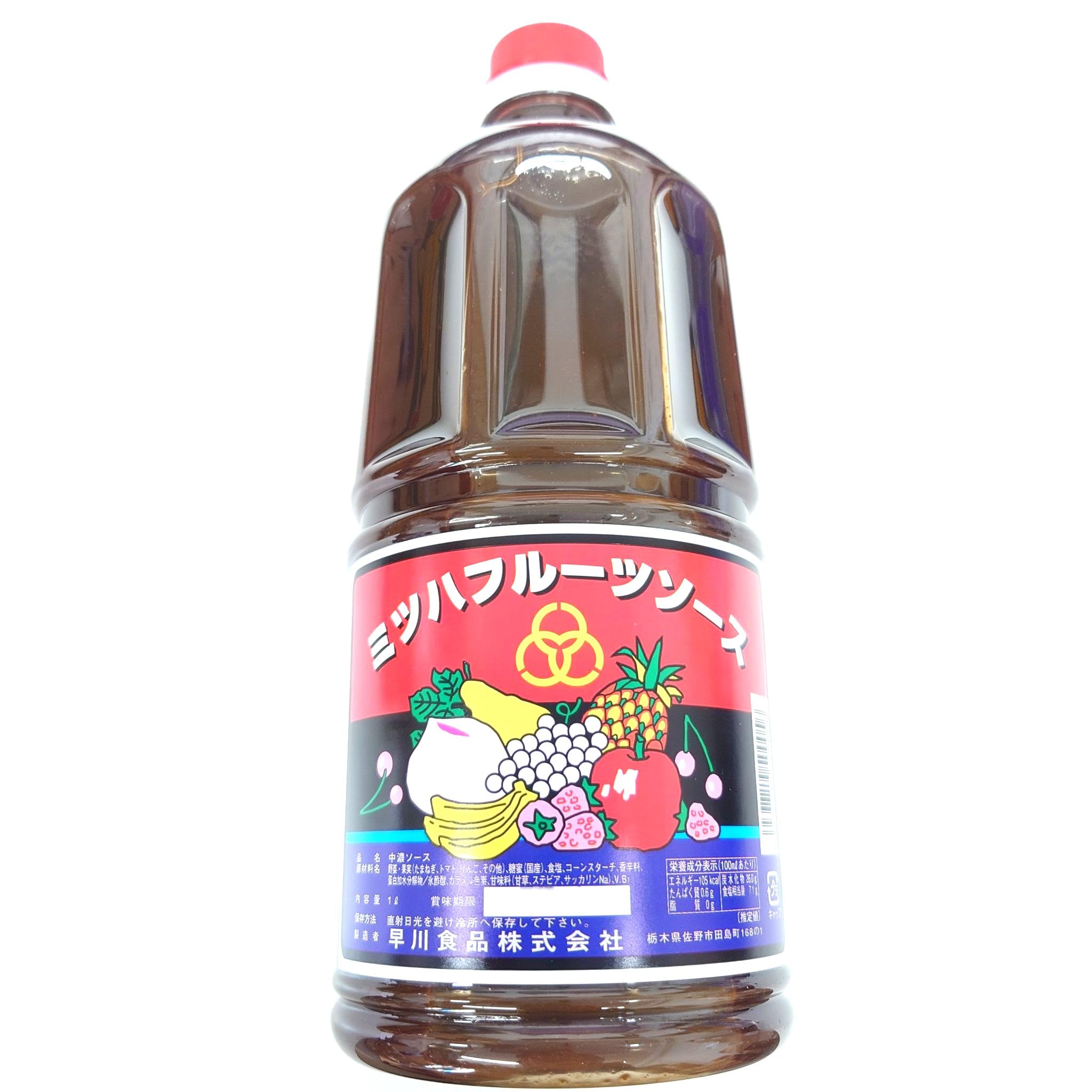 早川食品 ミツハフルーツソース1L