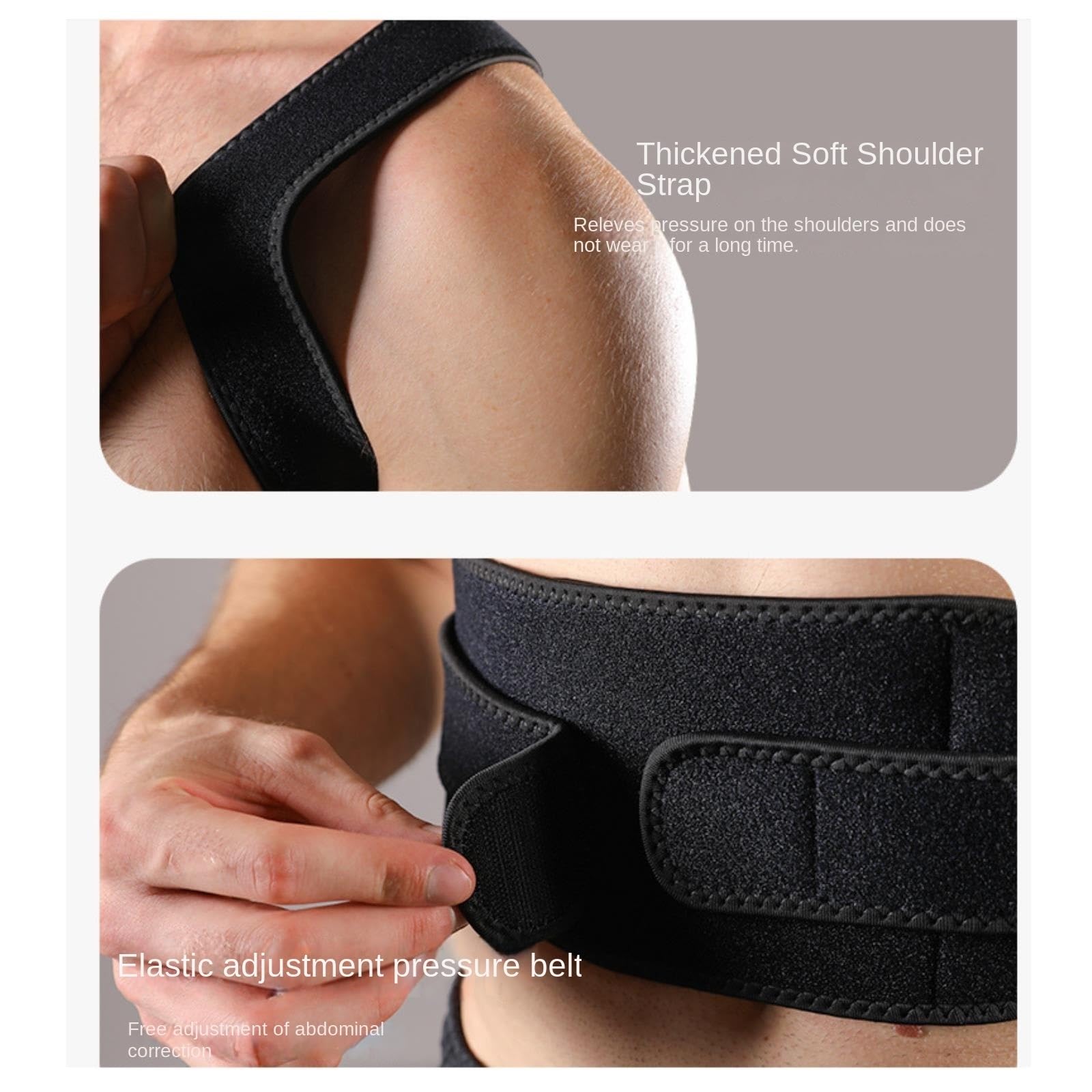 Faja Lumbar Cinturón Deportivo De Protección For La Espalda For Soporte Soporte Cinturón(Black,XL)