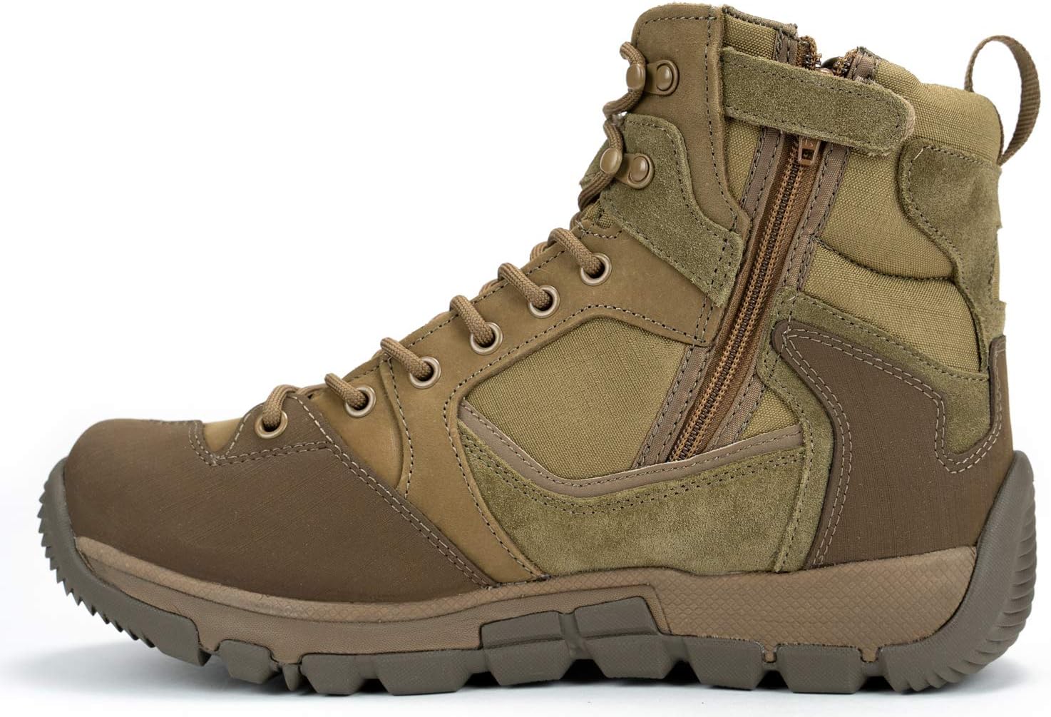 RYNO GEAR Trek Coolmax Tactical Side Zip Boots
