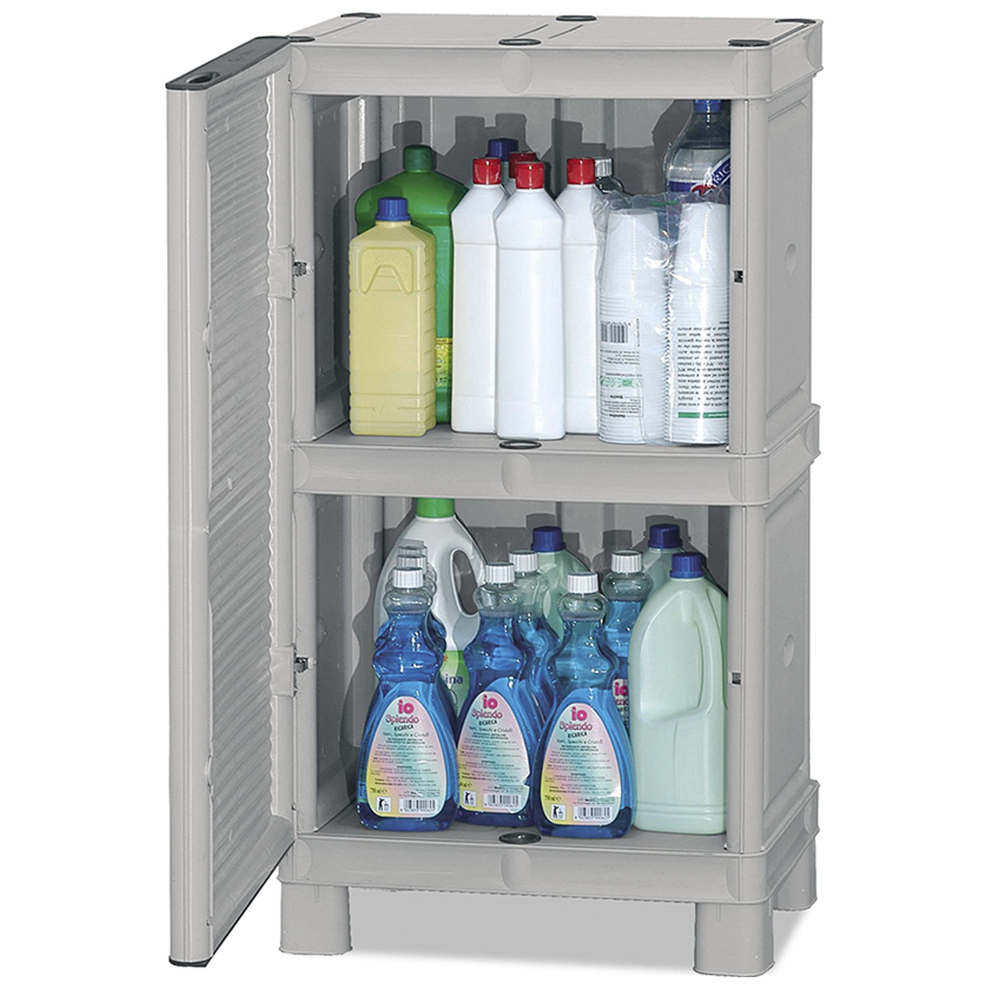 Art Plast Concert Armadio di Media Altezza in Polipropilene, L 500 x P 390 x H 920 mm, Bianco, 50x38x92 cm