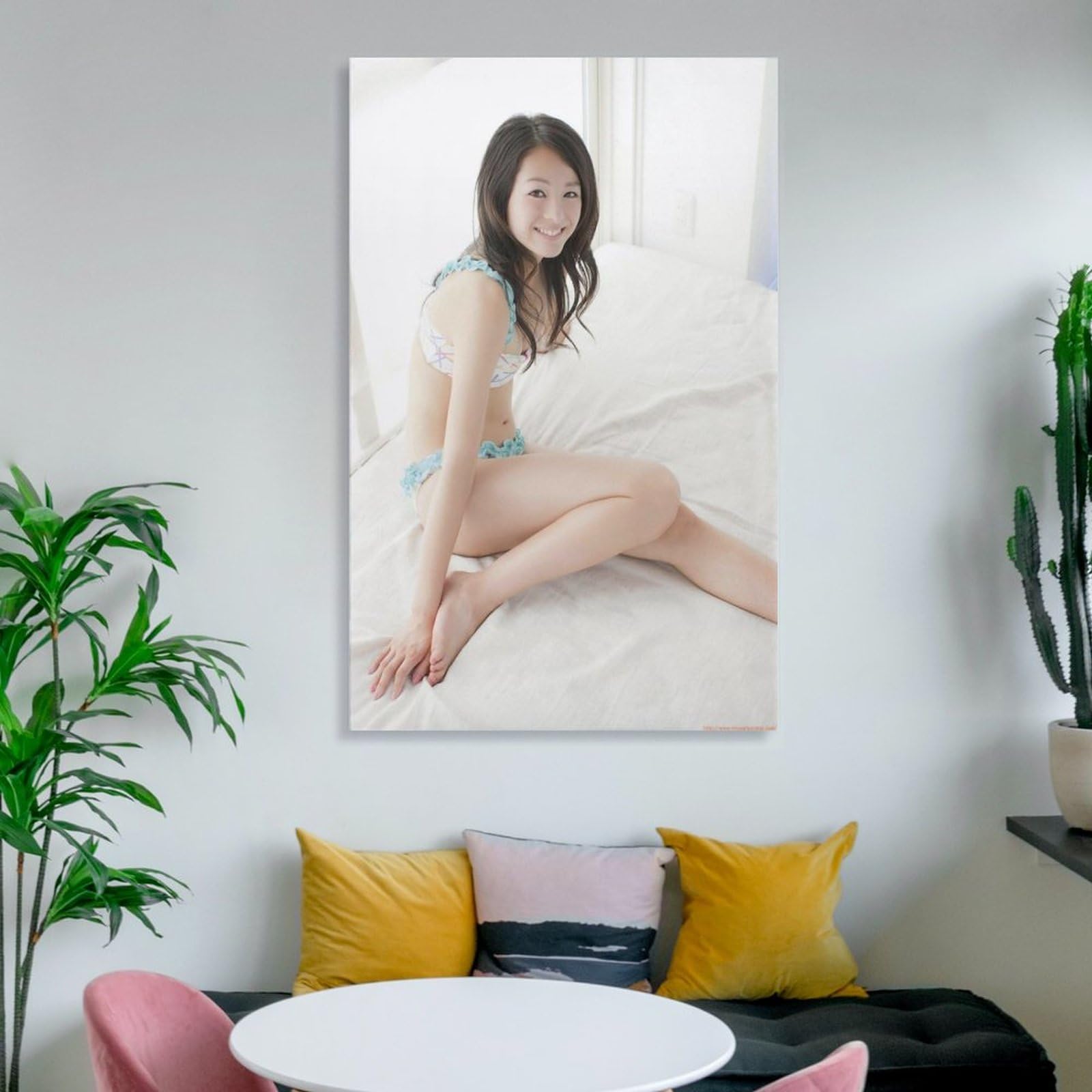 Amazon.co.jp: 清野菜名グラビア画像のポスター キャンバス 壁アート