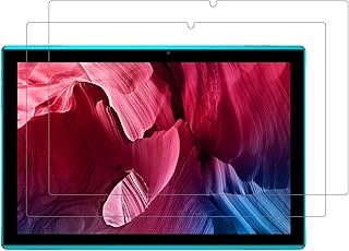 ZZB 2 Pack ZZB Screen Protector for ZZB Tablet, HD Anti-Scratch Tempered Glass Tablet Protective Film for ZB10 and ZB10K 10.1IN Tablets, 9H Hardness, No Bubble, Easy to Apply.