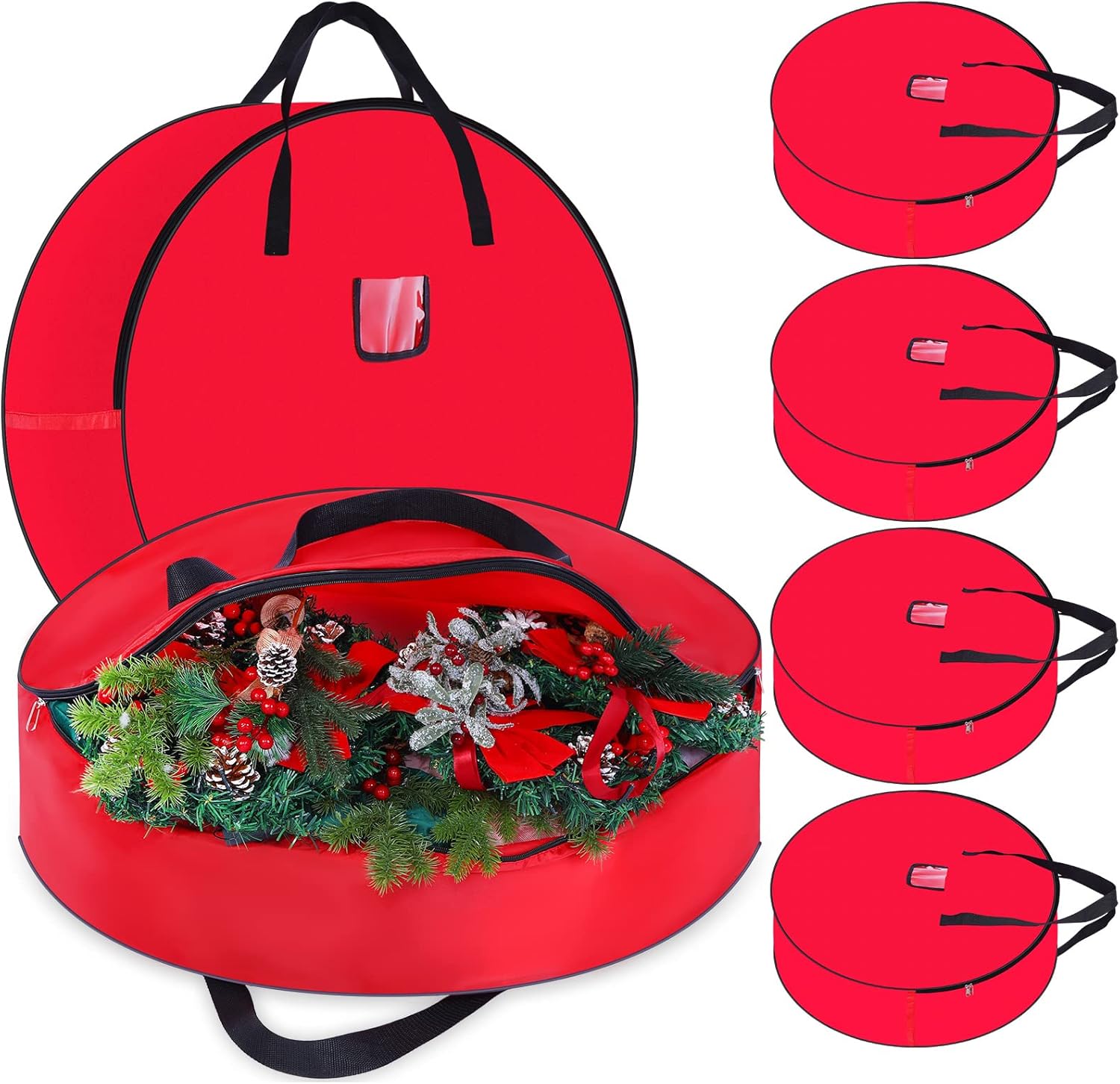 Christmas Wreath Storage Bag 30'' Oxford Fabric Wreath