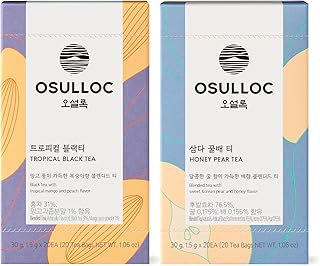 OSULLOC Tropical Black Tea & Honey Pear Tea