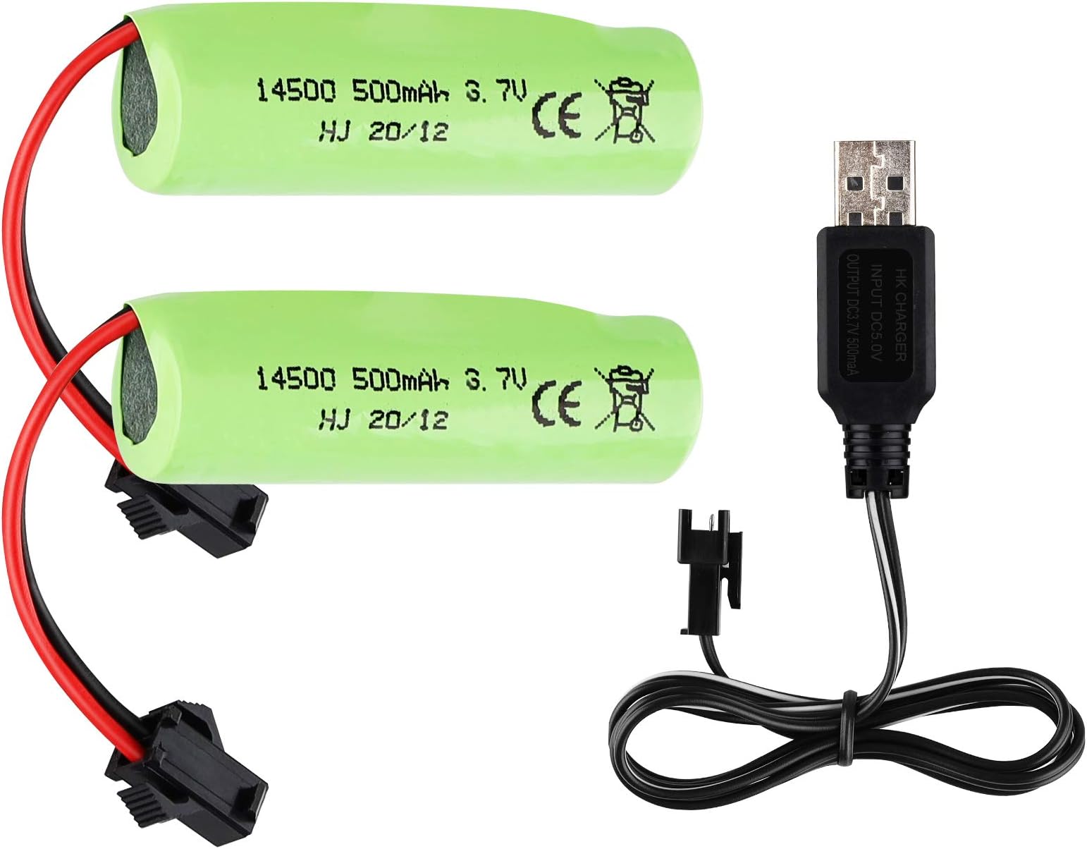 Tosiicop Lithium Battery Rc Car Toy 3.7V 500mah Liion