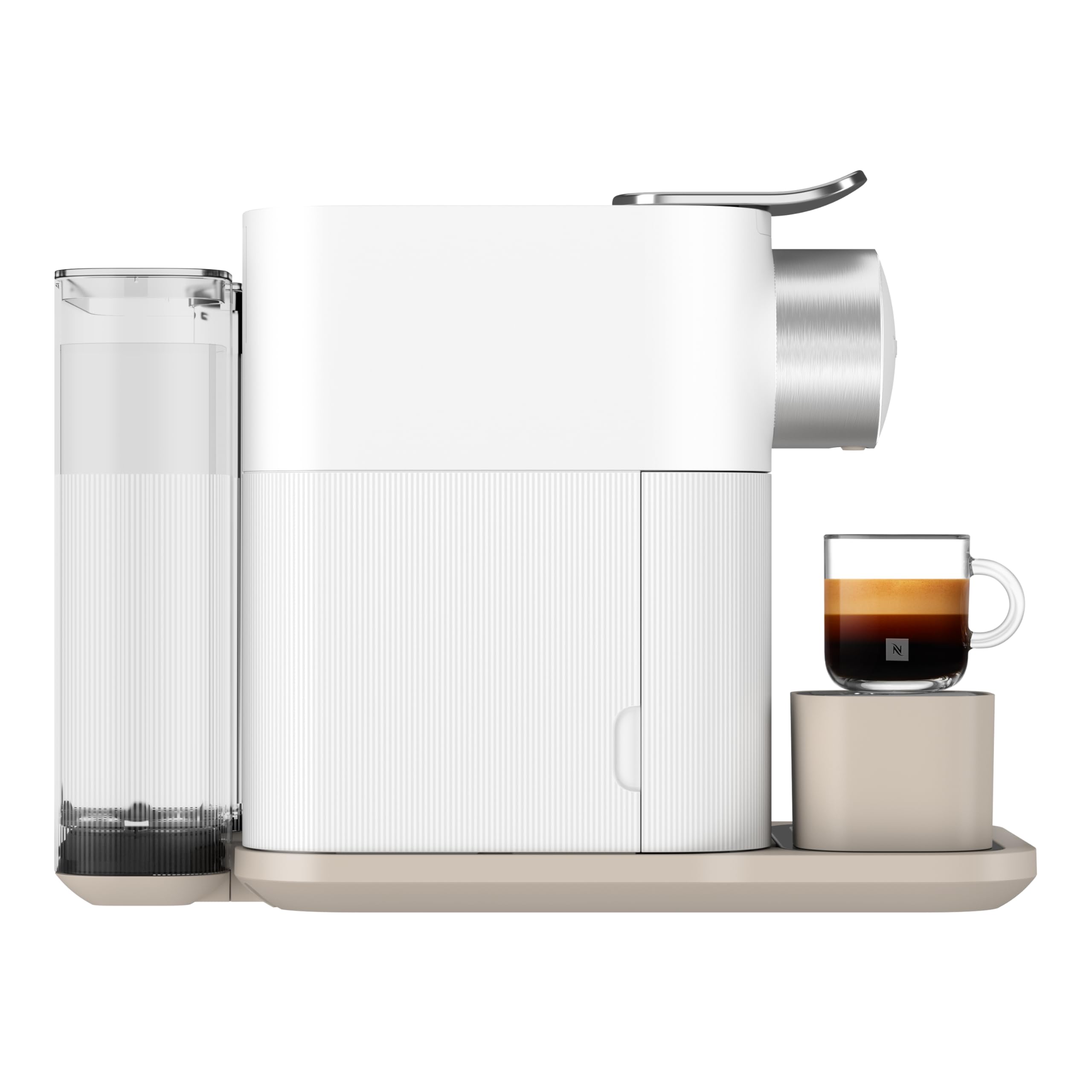 De'Longhi Nespresso Gran Lattissima EN640.W, Cafetera Automática, Cafetera de Cápsulas Monodosis, Leche Espumada Automática, Presión 19 Bares, Cappuccino, Latte, 1400W, Blanco Fresco Vitalidad