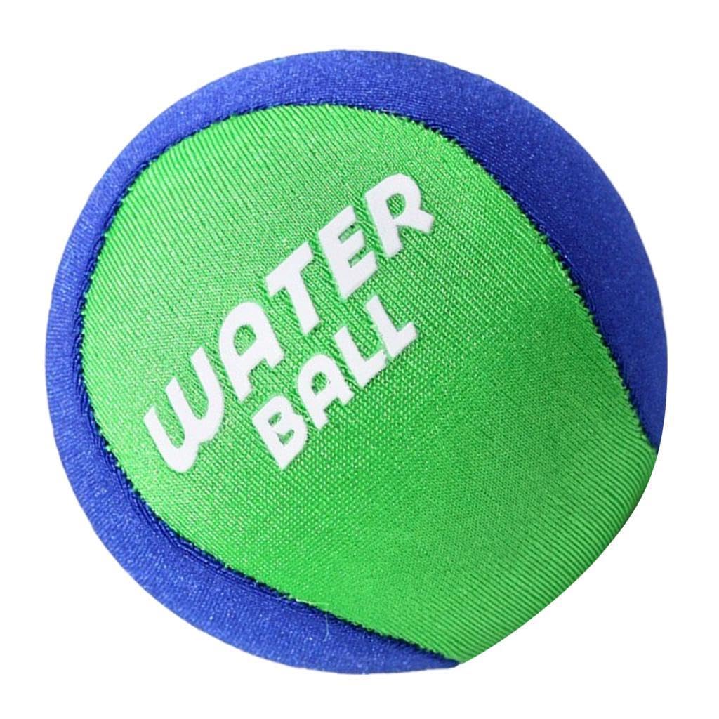 RCGOFOLLOW Swirl And Bounce Game Sport Toy For Beach And Seaside Adventures Water Bouncing Ball Safe Swimming Pool Toy Skim Skimmer River Designed For Whole, Green Blue, 57mm