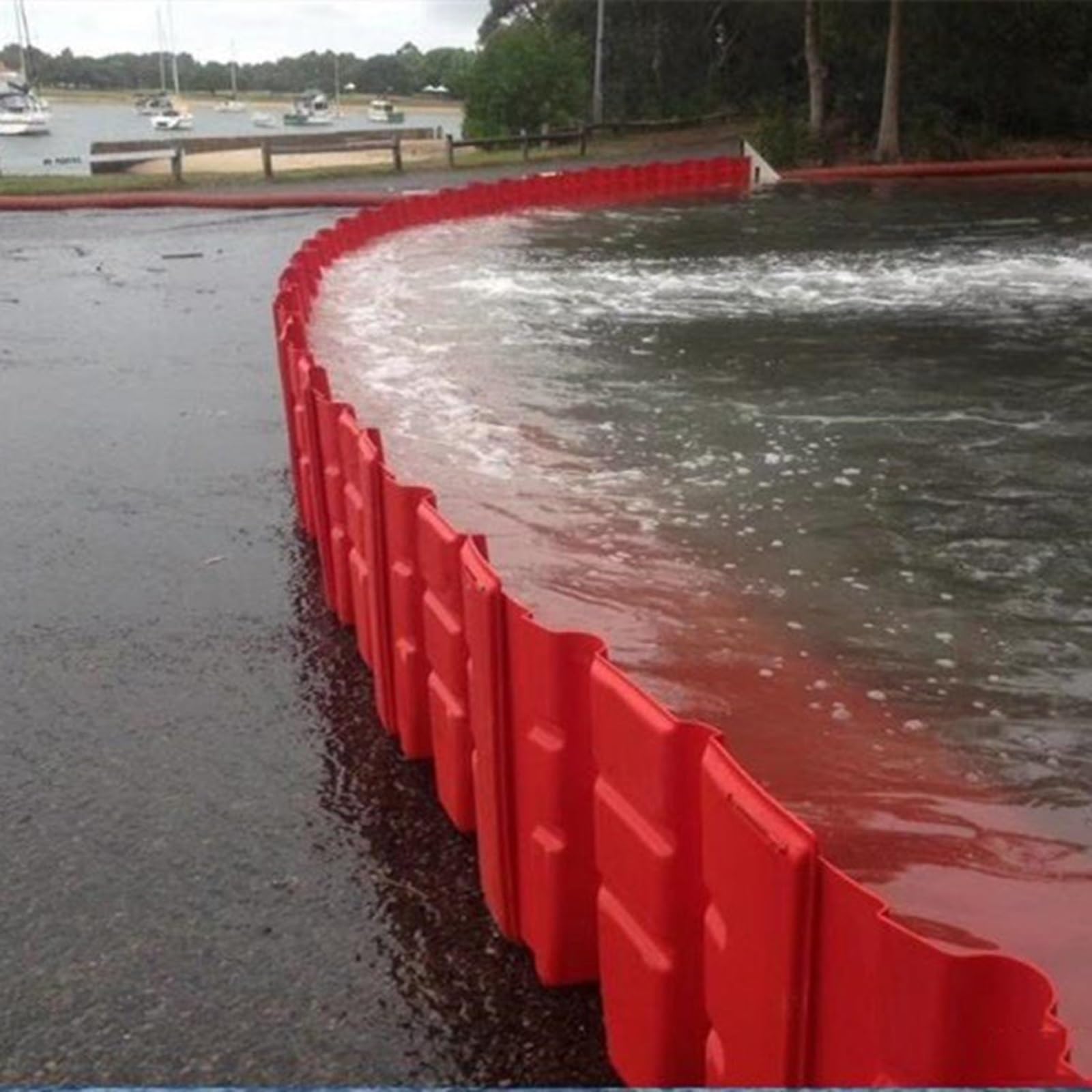 Barreras de inundación en forma de L de ABS extraíble para garajes