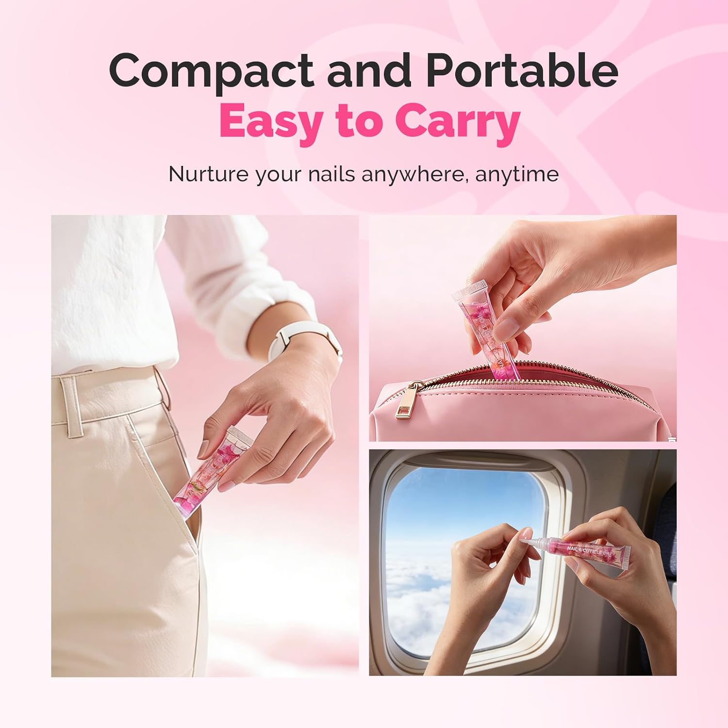 MelodySusie Cuticle Trimmer with Cuticle Pusher, Nail File and Buffer Blocks,Portable Cuticle Oil and Ingrown Toenail Removal Tool,Cuticle Remover Kit 13Pcs
