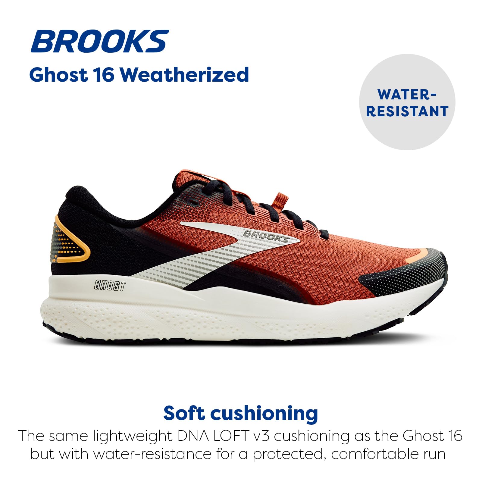 Brooks Mężczyźni Ghost 16 WeatherizedAdidasy