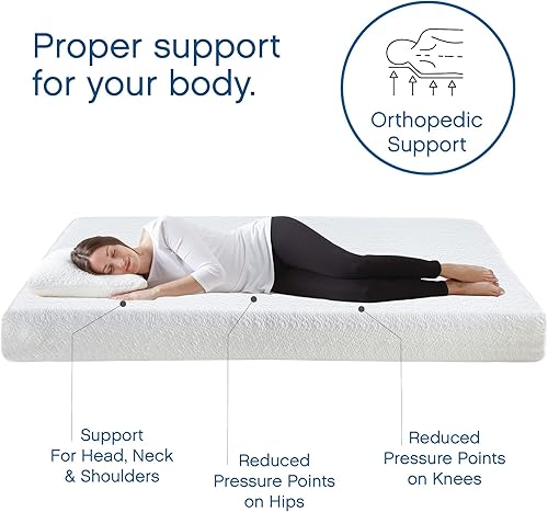 Miniatura 5 de Classic Brands - Colchón de espuma viscoelástica de gel de 80 pulgadas certificado CERTIPUR-US