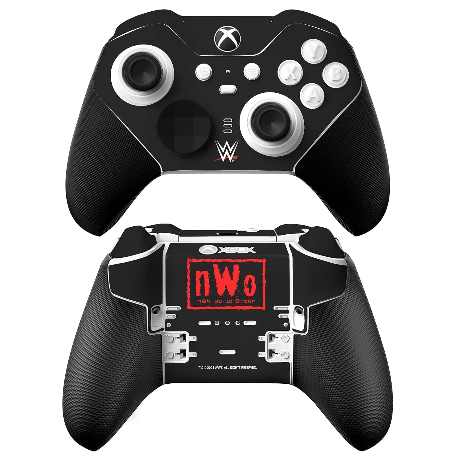 Head Case Designs Officially Licensed WWE Logo NWO Vinyl Sticker Gaming Skin Decal Cover Compatible With Xbox Series X & S Elite Wireless Controller Series 2