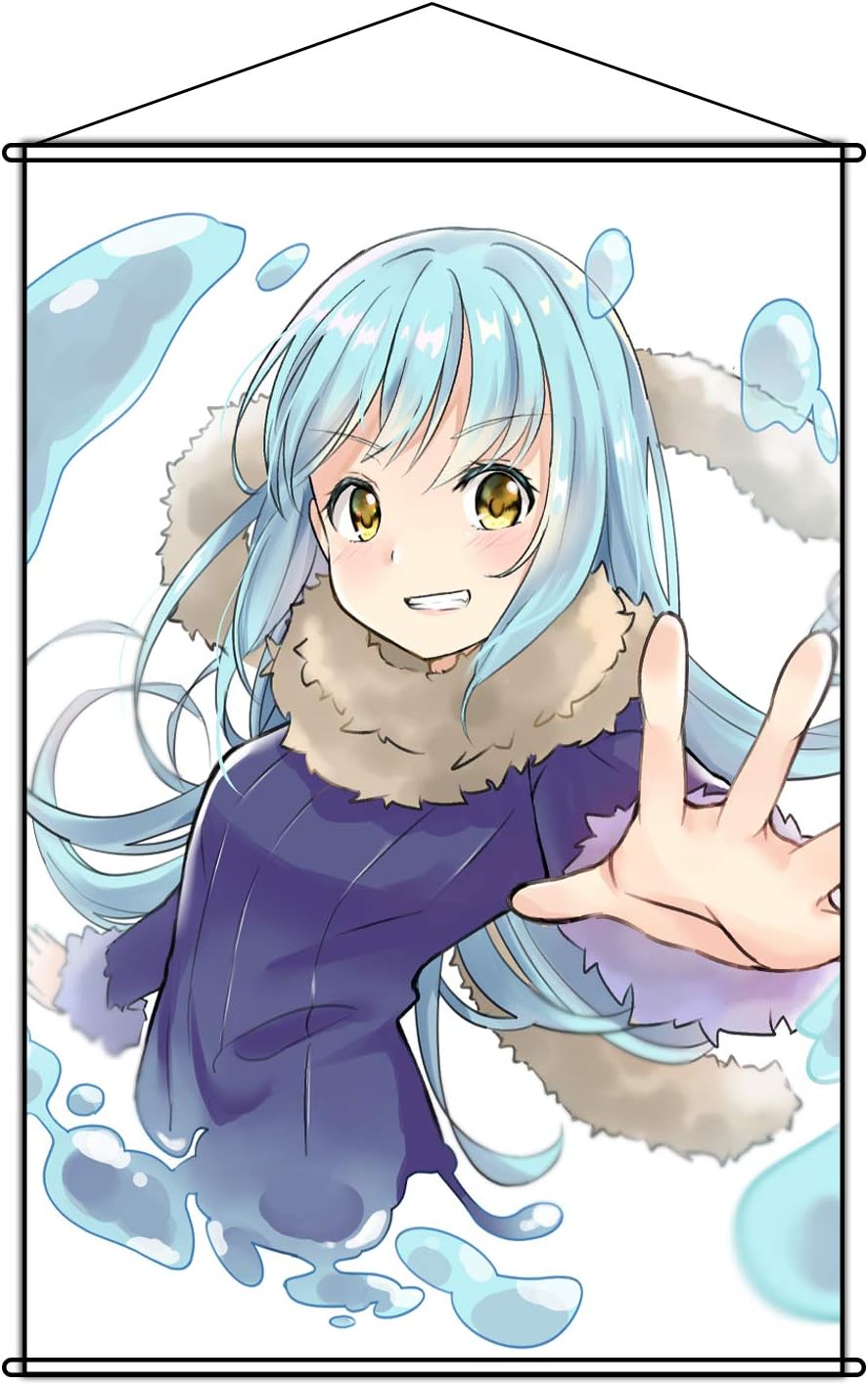 Amazon Coslove タペストリー 転生したらスライムだった件 リムル テンペスト ポスター 掛ける絵 巻物 軸物 アニメ おしゃれ 萌え 90cmx60cm アニメ 萌えグッズ 通販