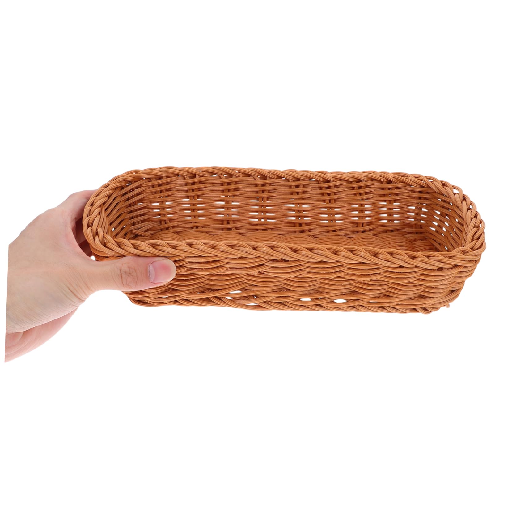 Cabilock Cesta Tejida para Cubiertos PP, Organizador de Utensilios de Cocina Reusable y Fácil de Limpiar