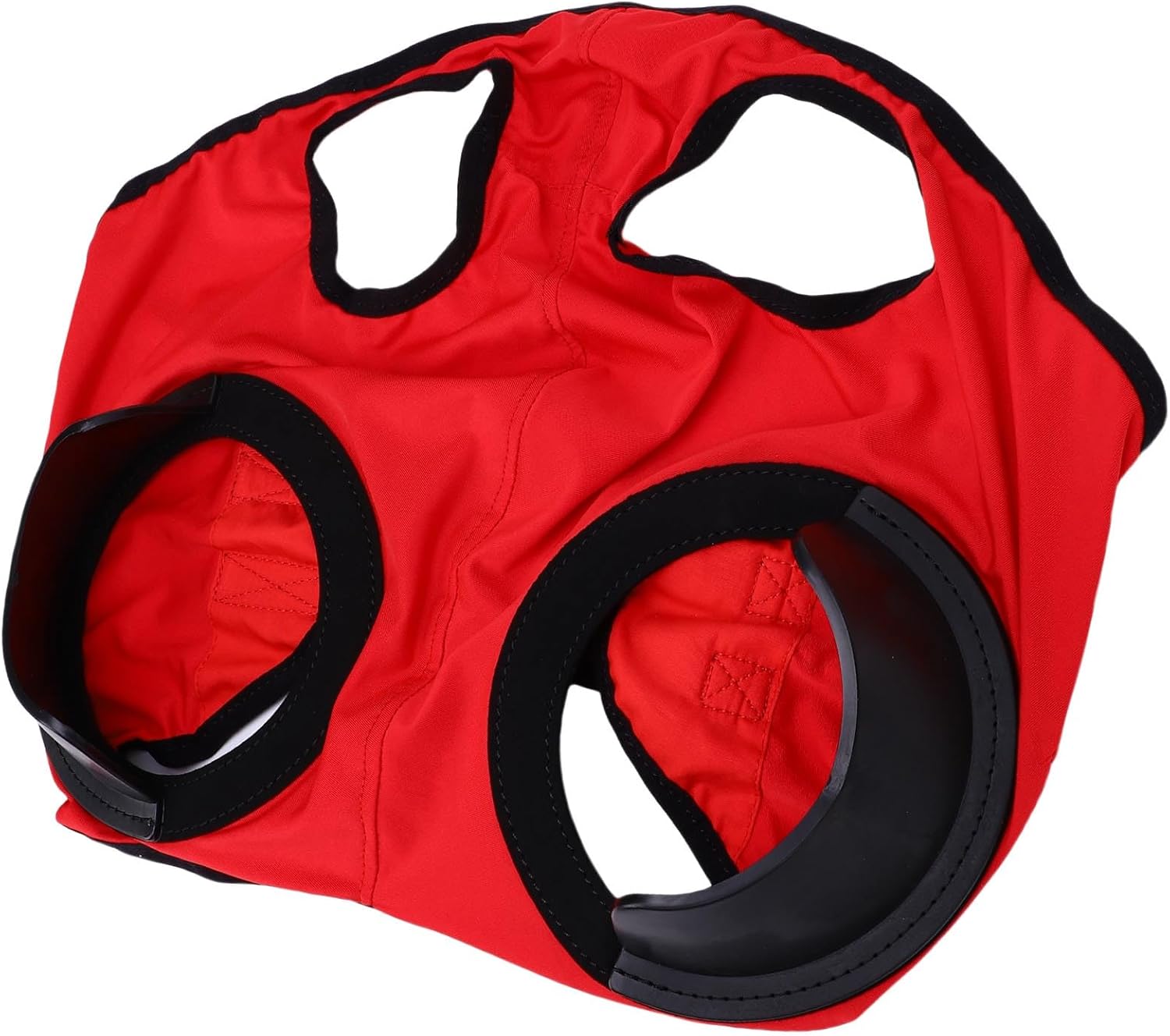 Red Horse Eye Blinder Cover, High Elasticity Breathable Anti Sand Horse Riding Blinker Eye Veil for Competition