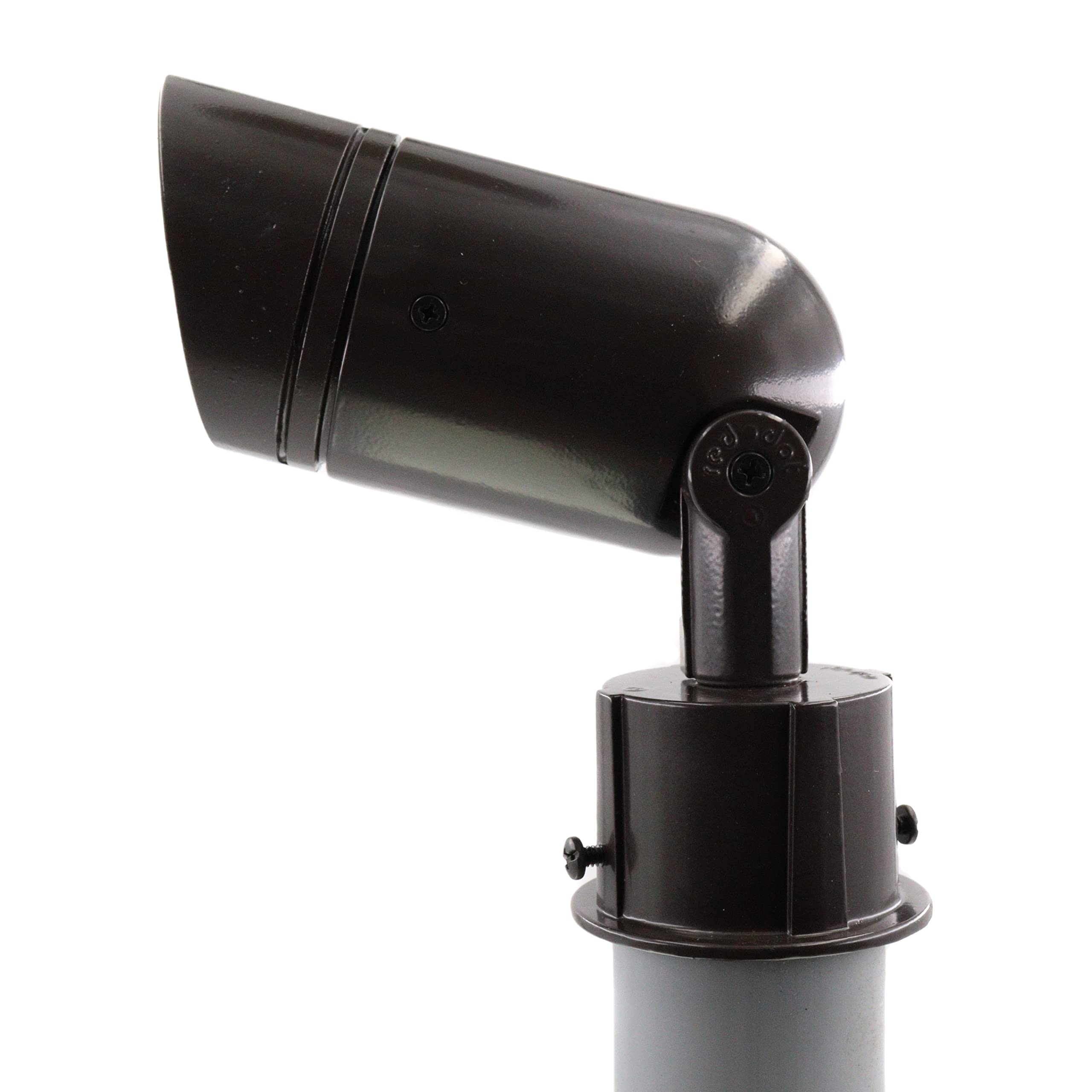 Red Dot Sitelight 100-Watt Post Mount Spot Light Kit - Bronze