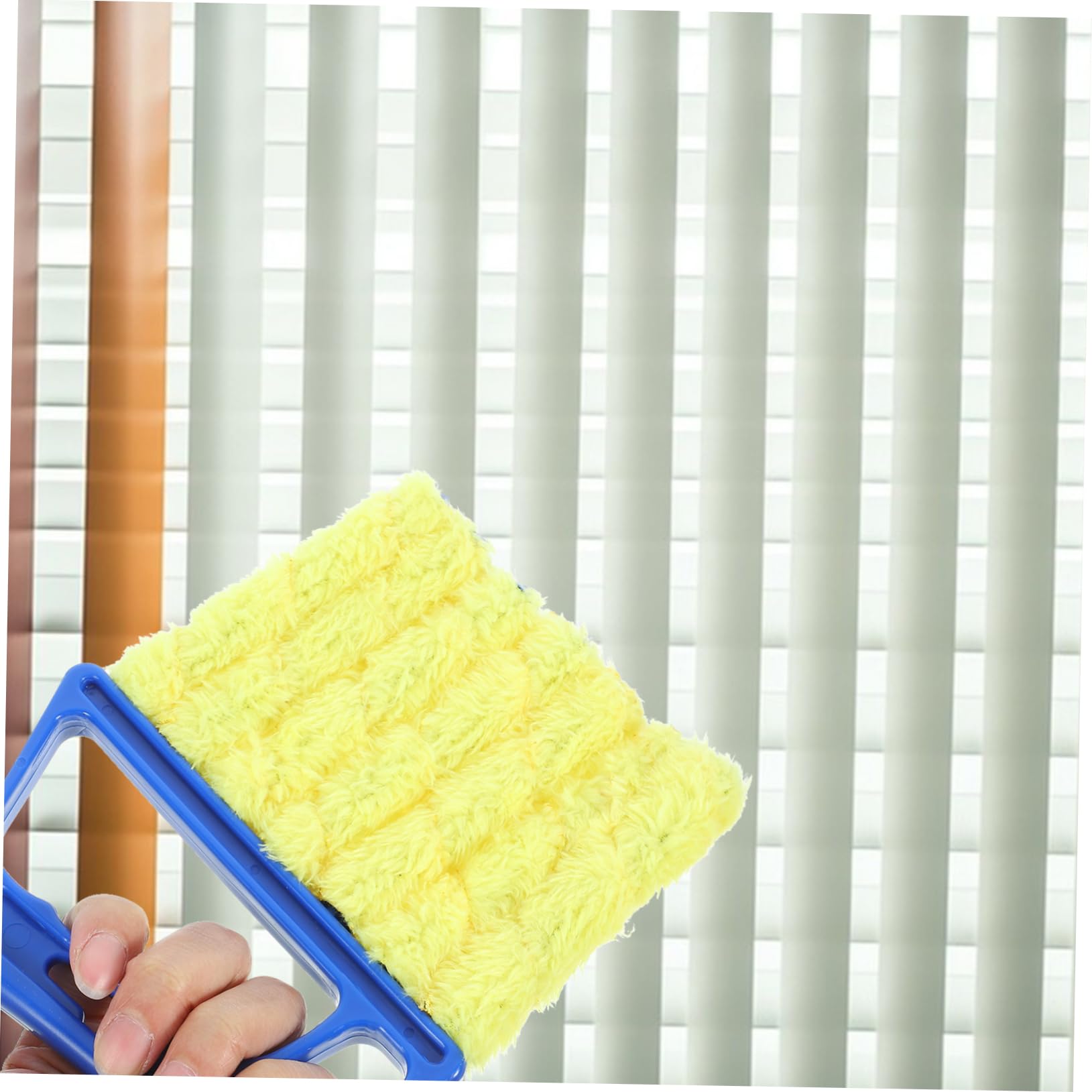 PACKOVE 16piezas Limpiador De Persianas De Microfibra De Herramientas Portátiles para Limpieza De Ventanas y Persianas y Compacto para Hogar