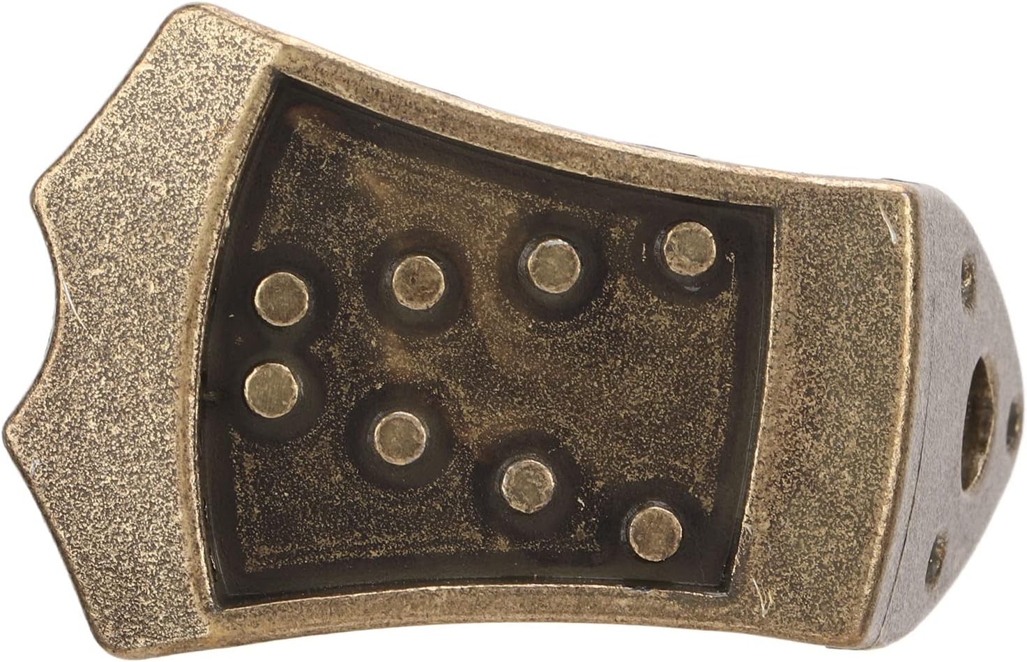 Mandolin Tailpiece, Durable Bronze Metal Bridge Replacement, Mandolin Bridge for Musicians, Beginners, Professionals, Studio Recording, Live Performance