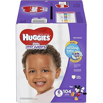 pampers little movers size 6