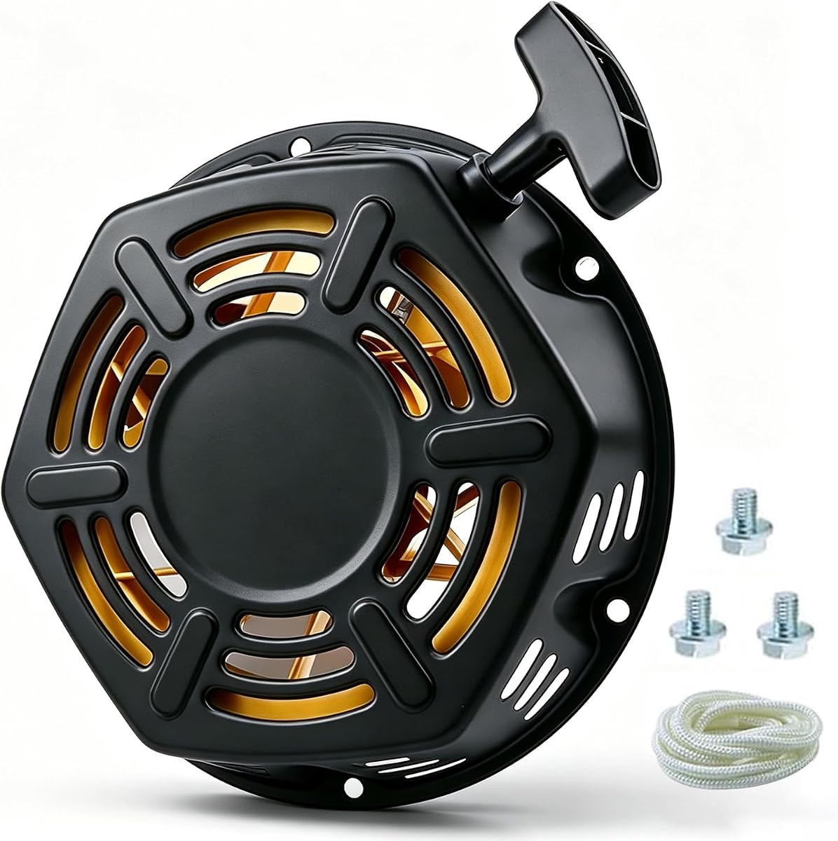 389cc Recoil Starter Compatible with Champion 439cc | 420cc 459cc Generator Parts Engine Compatible with Honda GX390 GX340 Predator with Model # 100155 part # 46.061000.00