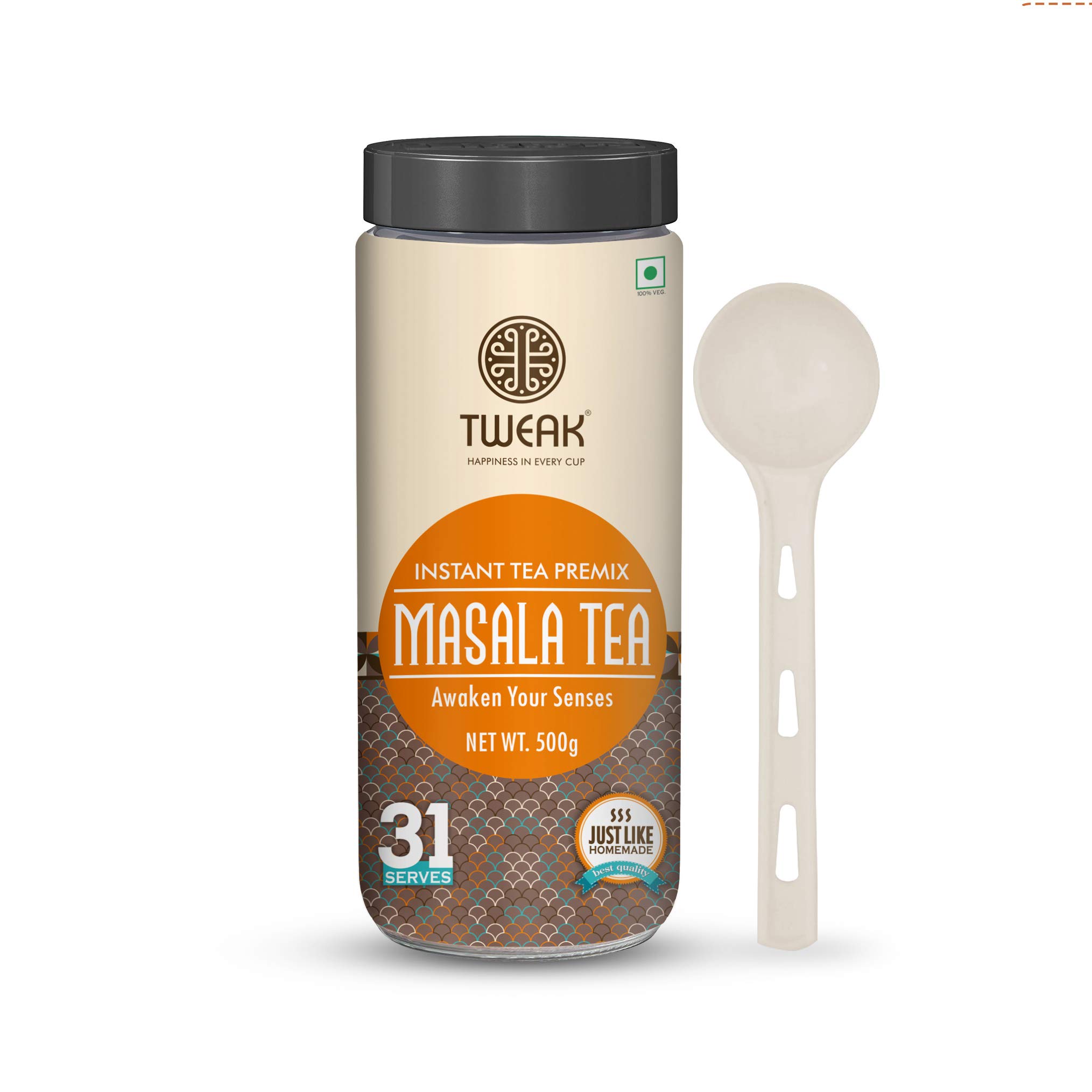 Tweak Instant Tea Premix with Masala (500g Jar x 4 Bottle) Total 2kg (B074KHNDNM) Amazon Price History, Amazon Price Tracker
