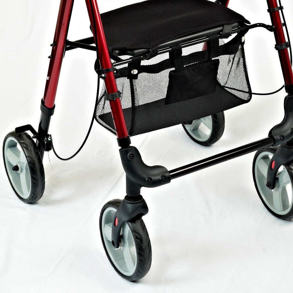 NRS Healthcare M87719 - Andador de cuatro ruedas ligero