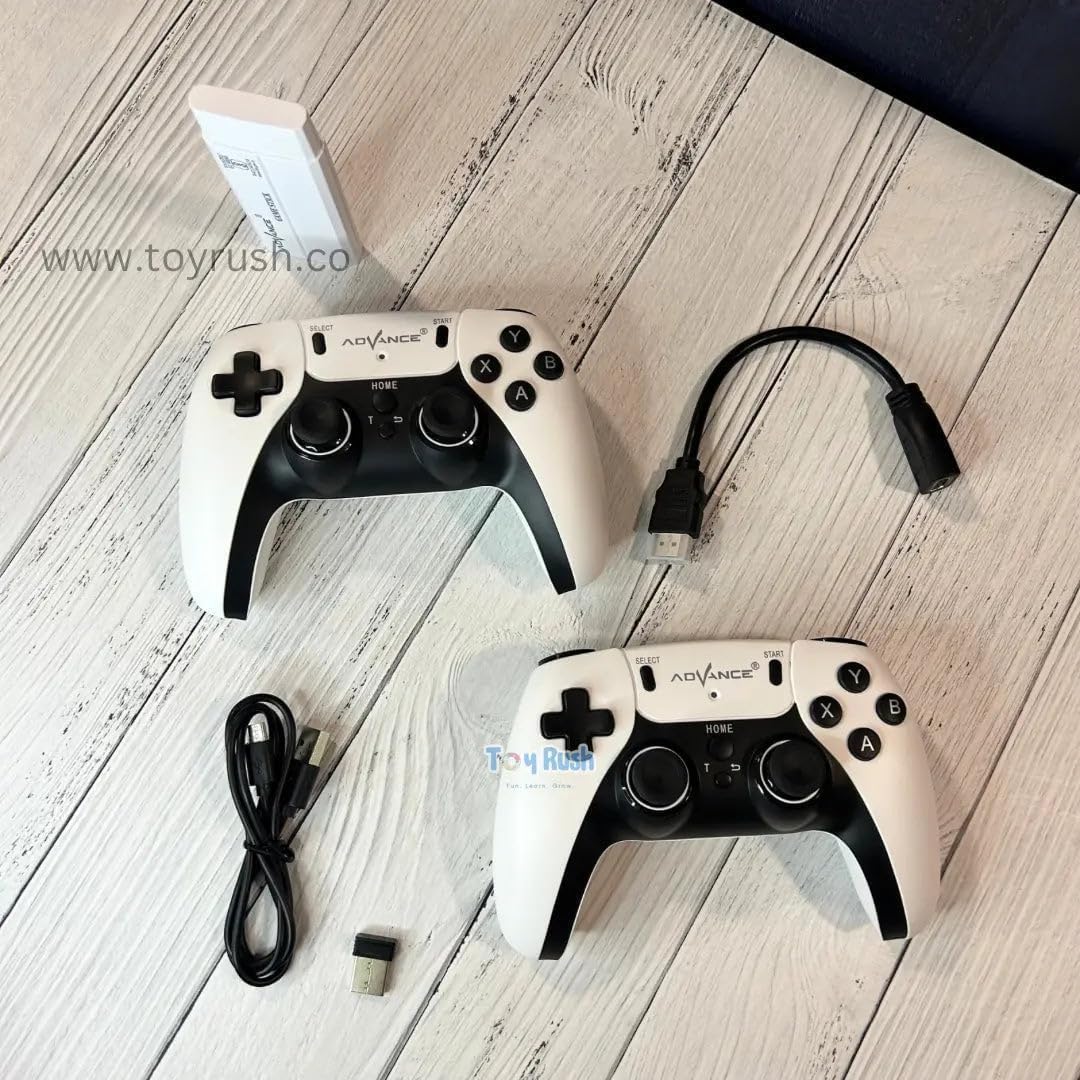 VIKINGS Retro Video Game for Tv Game Stick Console, Nostalgia Game,Plug and Play Video Game Stick Built in 10000+ Games with Dual 2.4G Wireless Controllers (64G) 2 Player Controllers 4