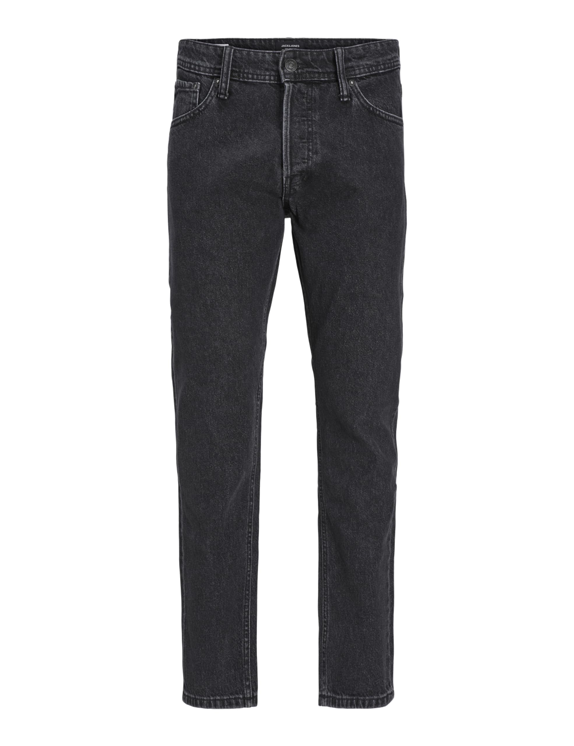 JACK&JONES PLUS Men's Jjichris Jjoriginal Sq 737 Pls Jeans, Black Denim, 44W x 32L