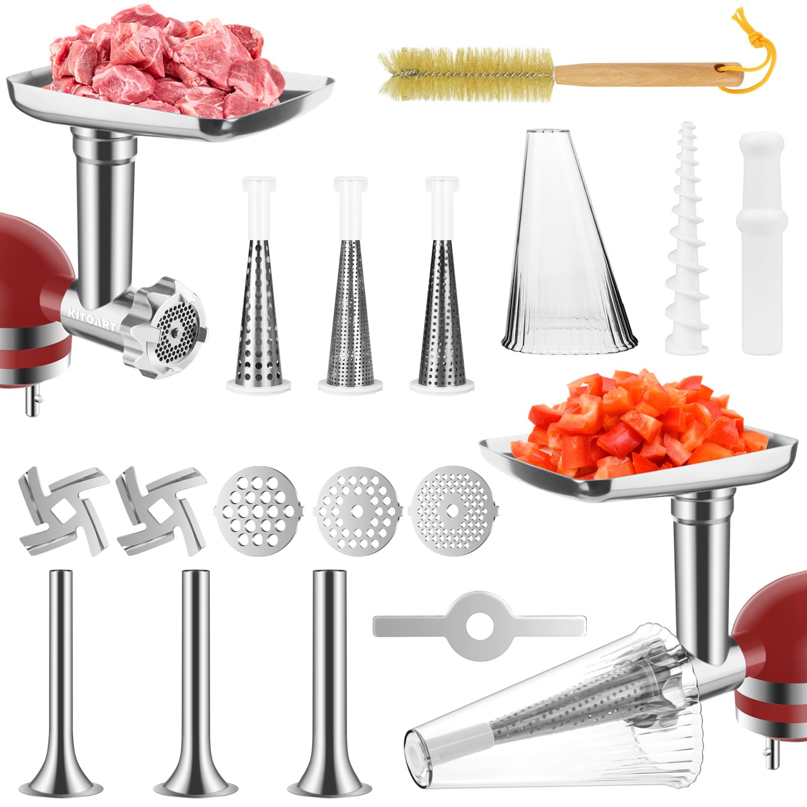 Amazon.com: Fruit & Vegetable Strainer Attachment and Food