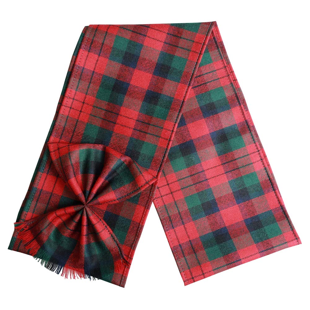 Ingles Buchan Wool MacDuff Tartan Minisash Mini Sash with Rosette