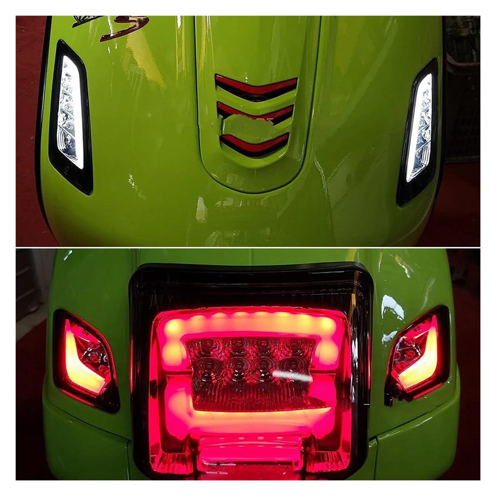 Amazon | オートバイ LEDシーケンシャル ウィンカー に適合する ベスパ
