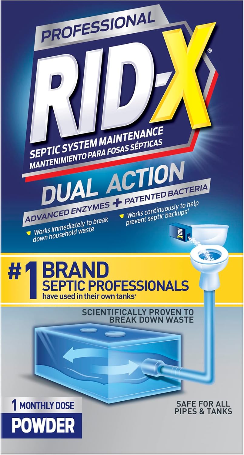 RidX 1920094143 Septic Treatment, 9.8 Ounce (Pack of 1