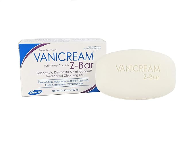 Vanicream ZBar, Seborrheic Dermatitis & Antidandruff Medicated Cleansing Bar, 2
