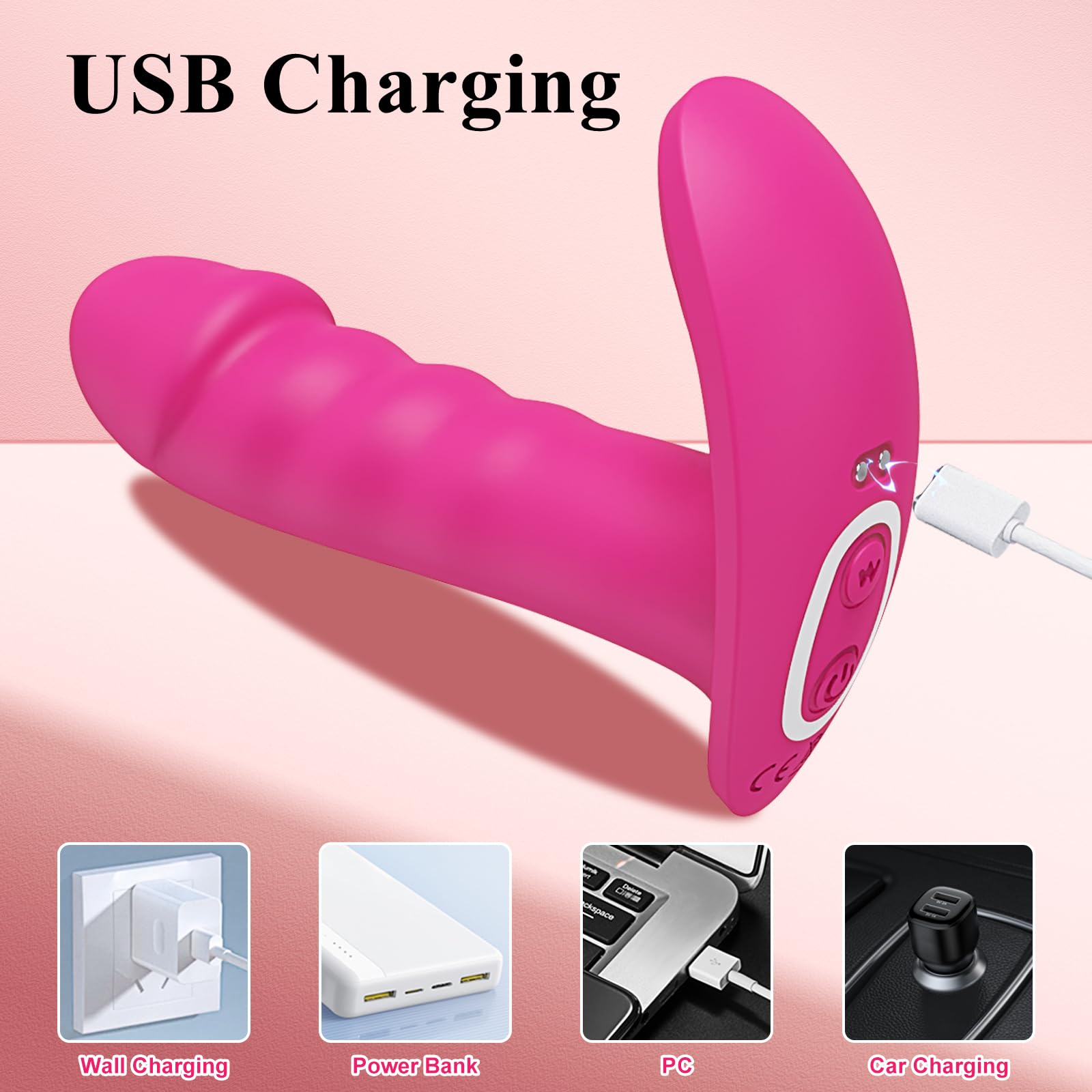 Vibratore Indossabile Con App, Vibratore Dildo Realistico Con Modalità Interattiva, Vibratori Del Punto g Con Controllo a Lunga Distanza, Stimolatore Clitorideo Impermeabile IPX7 Da Donna