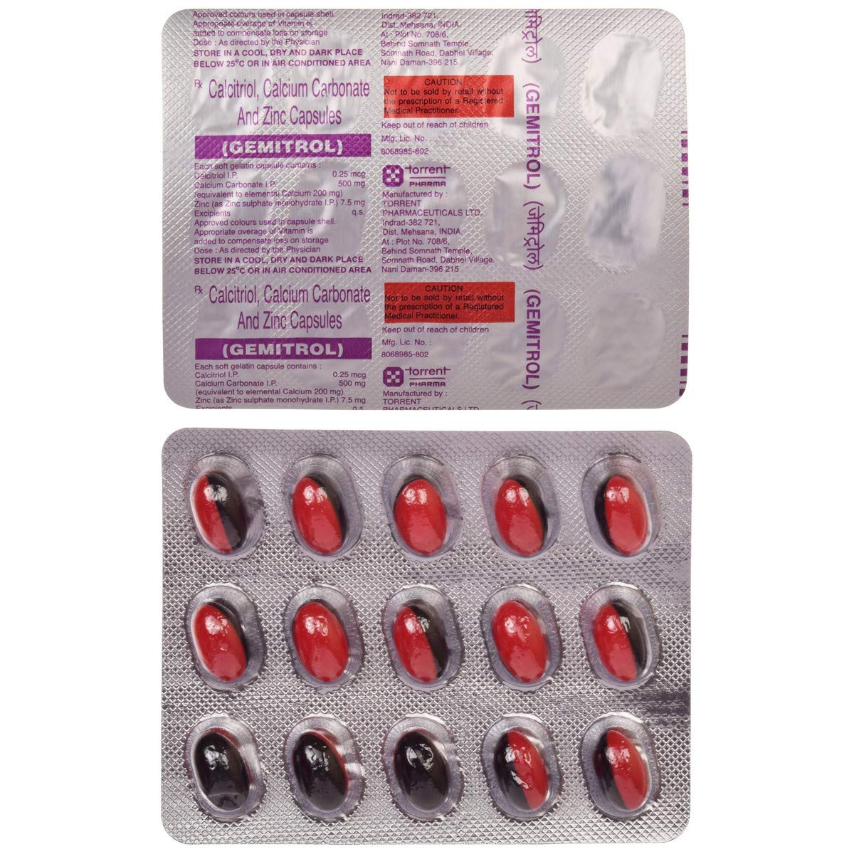 Gemitrol - Strip of 15 Capsules