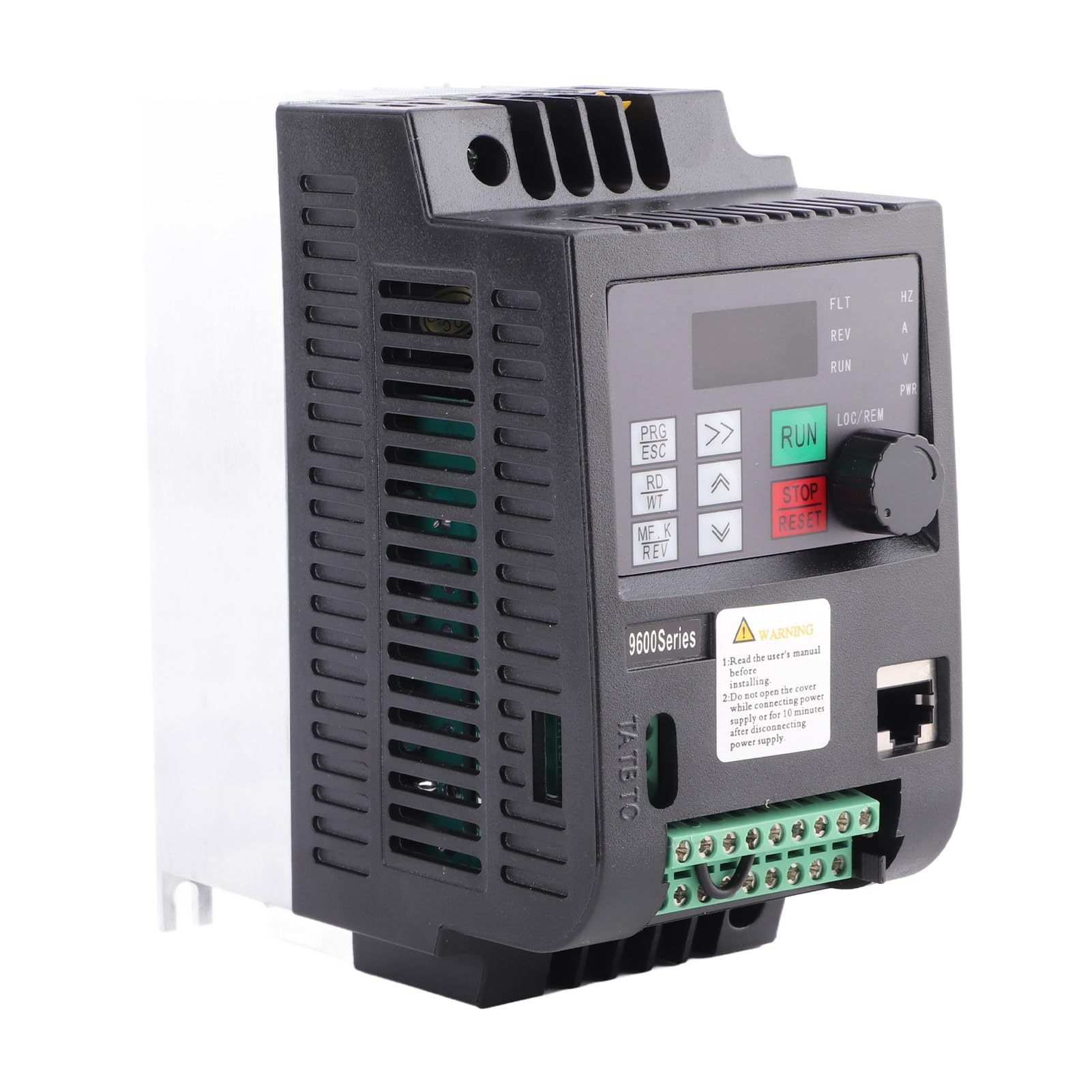 Variador de Frecuencia, NFLIXIN Inversor Solar Fotovoltaico Trifásico 2.2KW 220V 10A Controles Indicadores Convertidor de Bomba Entrada DC200-400V para Control de Velocidad del