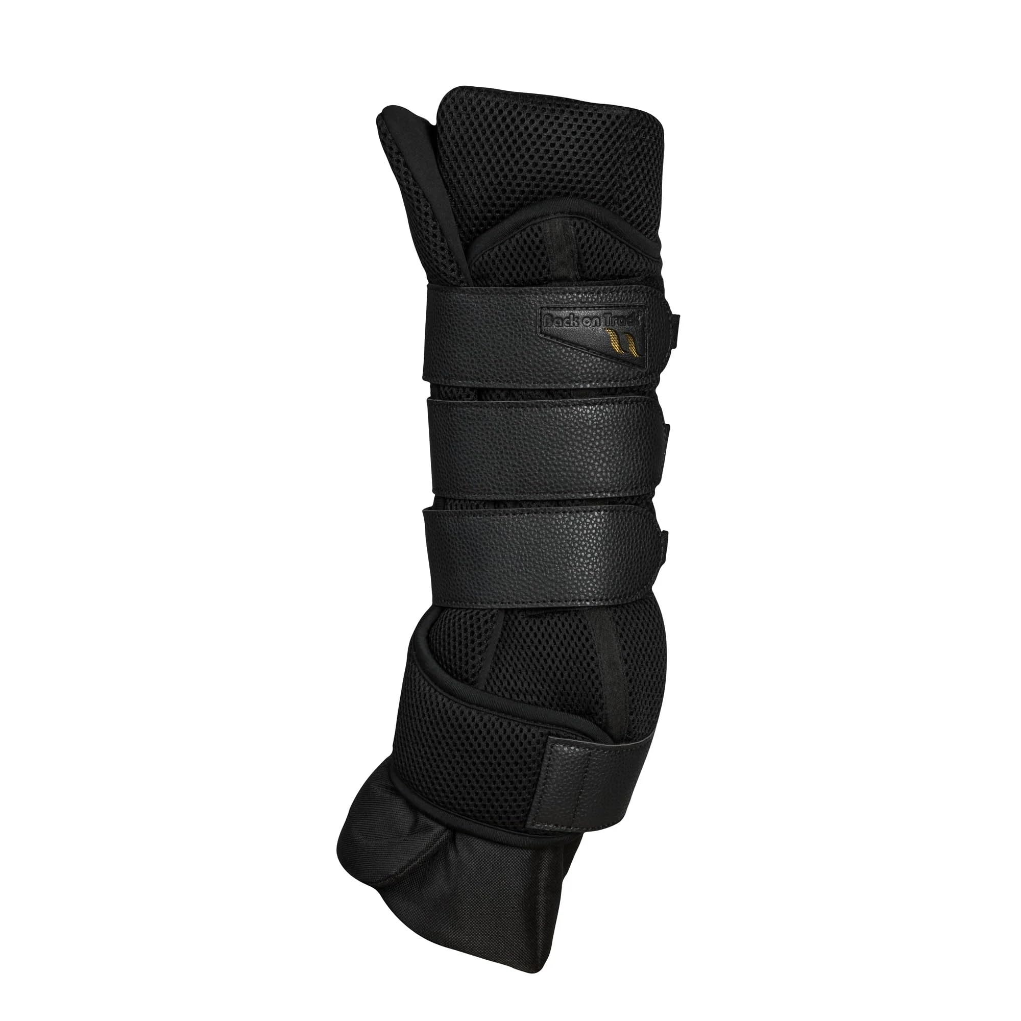 Back on Track® Airflow Stallgamaschen mit Verstärkung | Atmungsaktiv | Farbe: Schwarz (S)