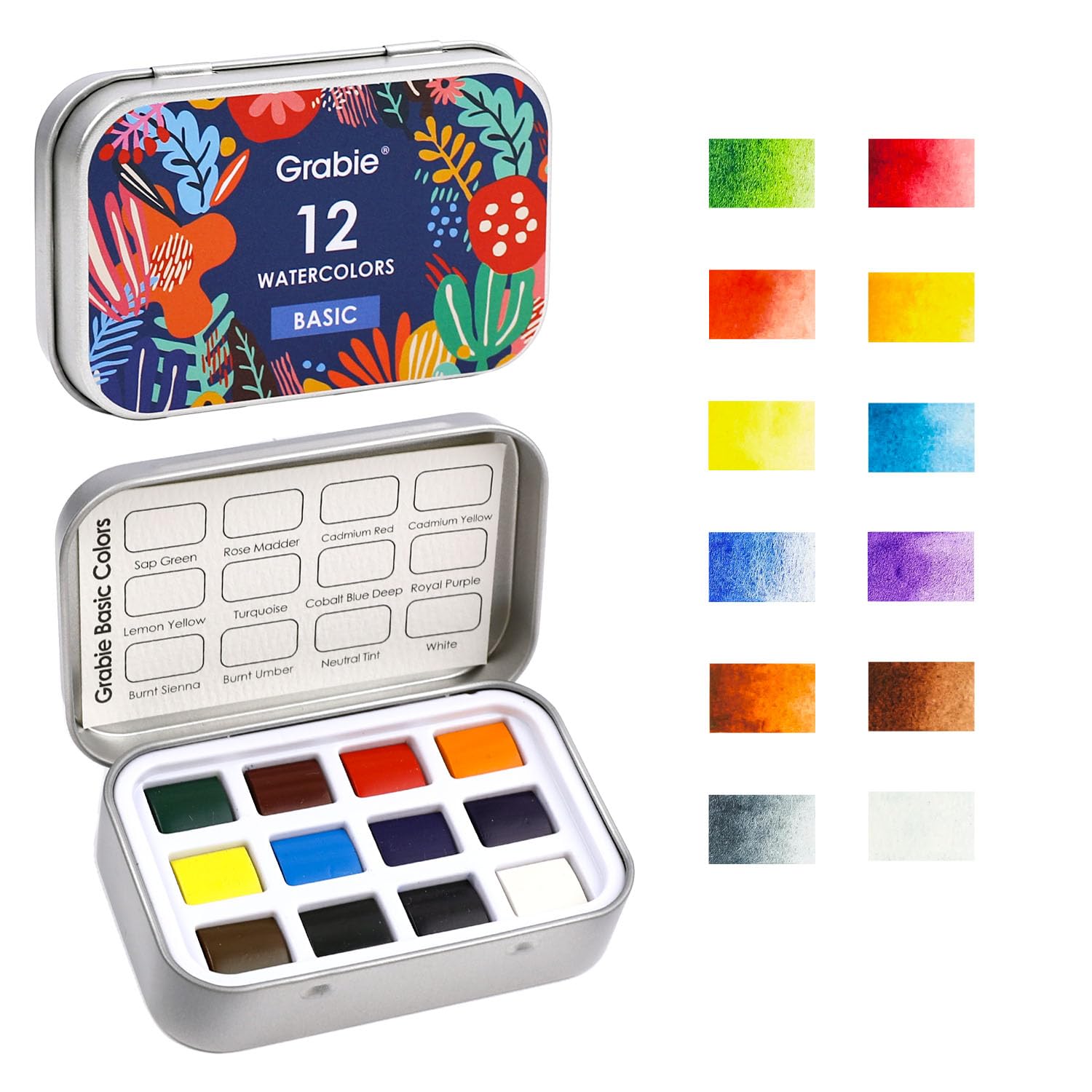 日本初シューゲイザーバンドPaint in WatercolourCD3枚セット Amazon.com: Grabie Pocket Watercolor Set of 12, Travel Watercolor