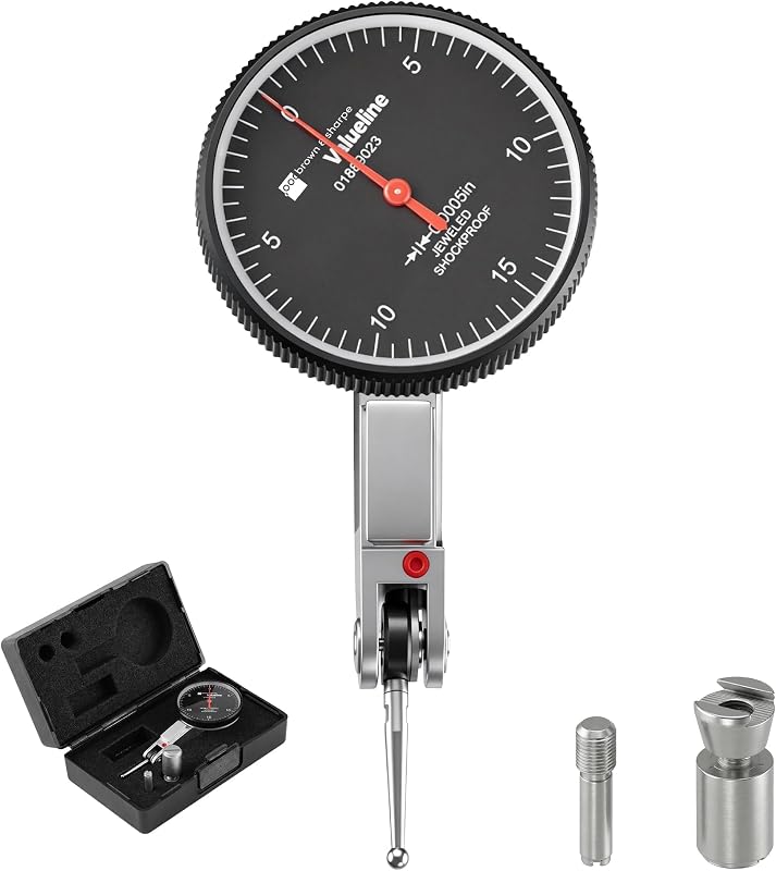 Tesa Brown & Sharpe Dial Test Indicator,0.0004 in. 01889023-1 Each