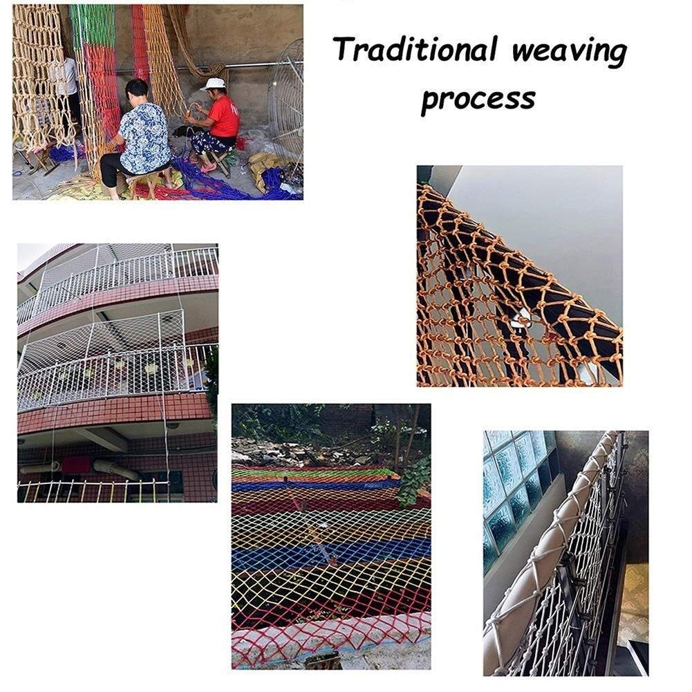 Schutznetz Sicherheitsnetz Nylon Ladungs Seilnetz Farbe Dekoratives Seilnetz, Kinder Fallschutznetz, Treppen Schutznetz, Sicherheitsnetz, Outdoor, Balkon, Zaunnetz, Indoor, Kletternetz, Schaukel, Häng