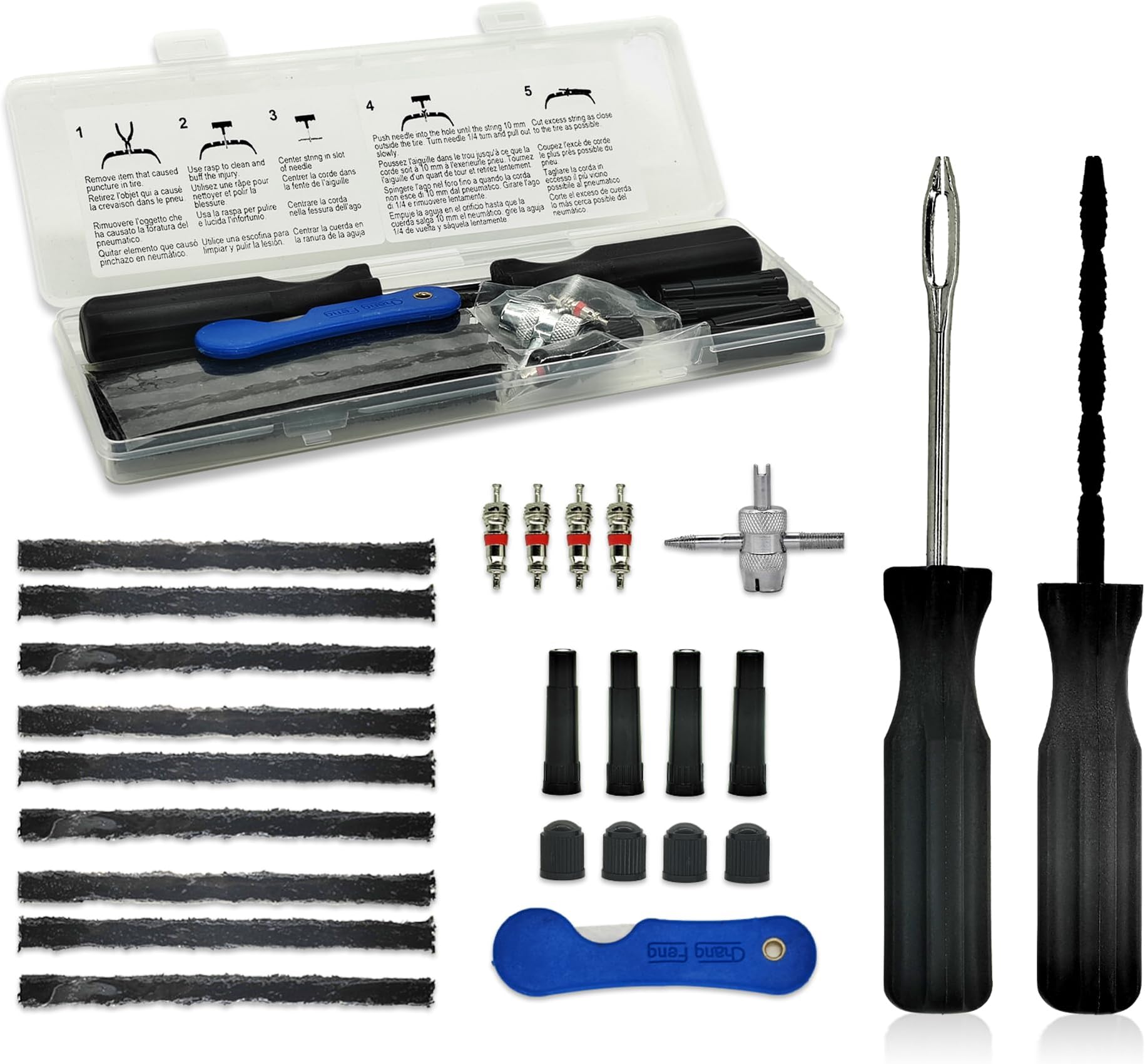wlw XtremeAuto CAR VAN TYRE BIKE TRIKE TIRE PUNCTURE REPAIR KIT 15