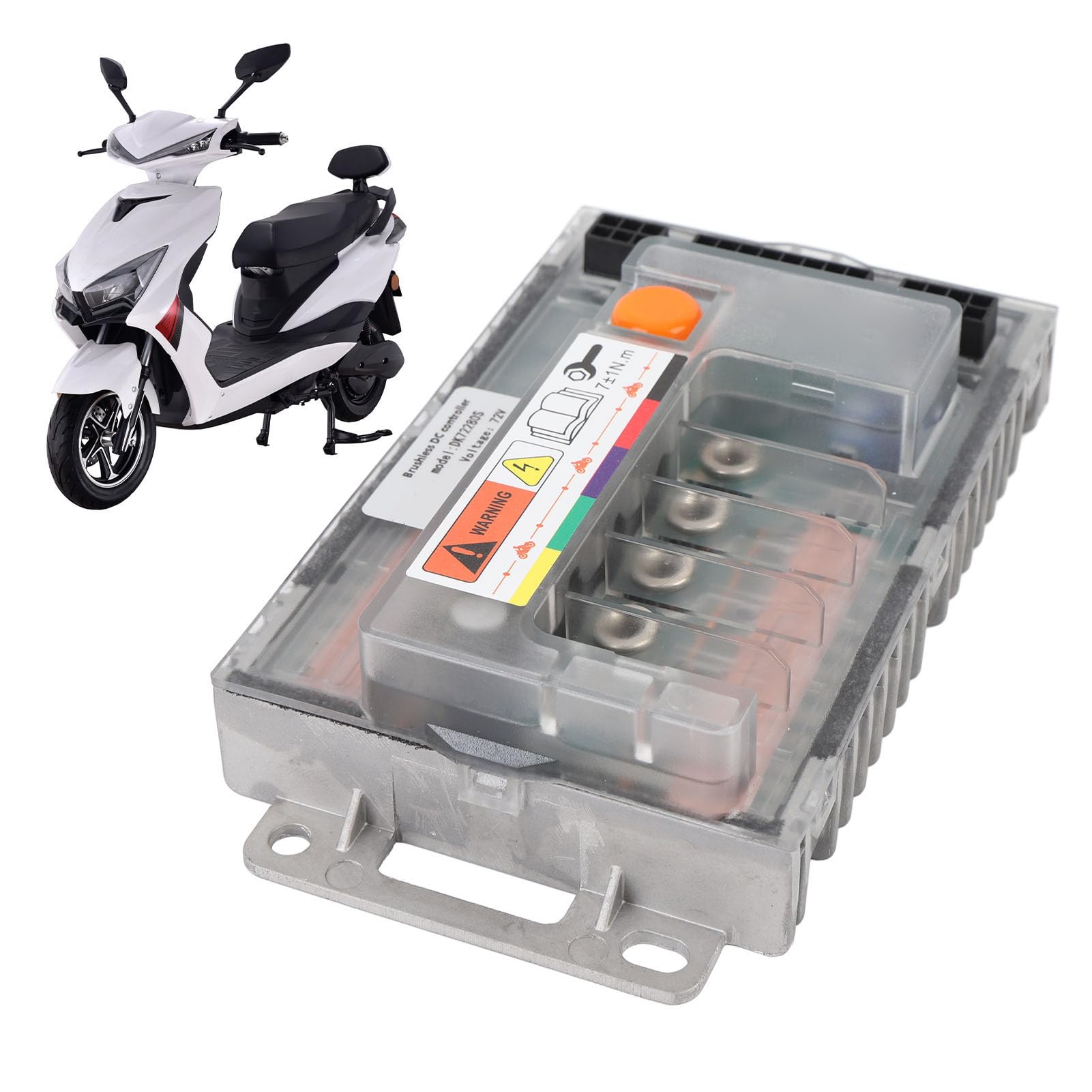 Controller Motore DC Senza Spazzole 72v DK72280S Kit Motore DC Senza Spazzole Elettrico in Lega di Alluminio per Scooter Elettrico per mobilità Moto Motore ≤3000W QS