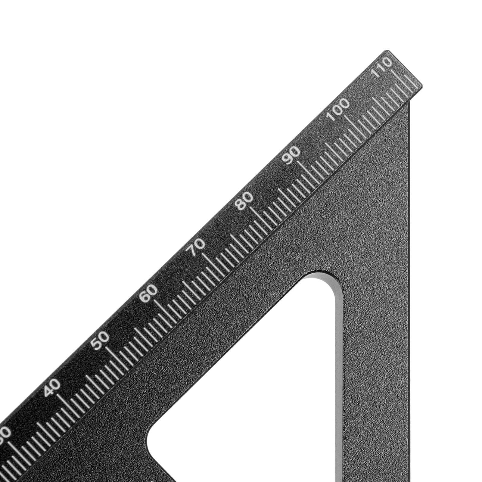 Righello di misurazione Multi-Angolo 3D di Alta qualità, Squadra goniometrica in Lega di Alluminio ad Alta precisione per la Lavorazione del Legno, con Angoli di 45 e 90 Gradi.
